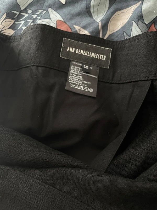 Ann Demeulemeester S/S17 Wide Belted Hemp Pants Size US 30 / EU 46 - 3 Thumbnail
