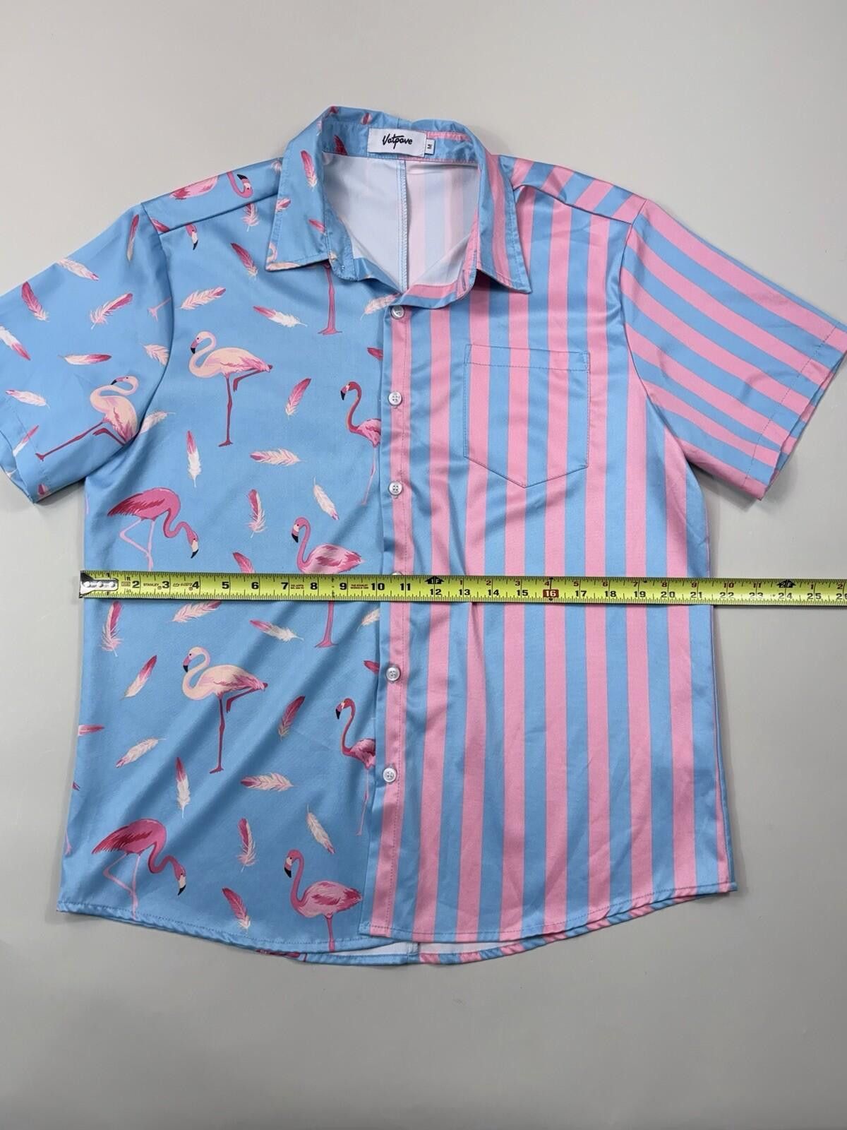 Other VATPAVE Men's Flamingo Hawaiian Shirt Size M Size US M / EU 48-50 / 2 - 5 Thumbnail