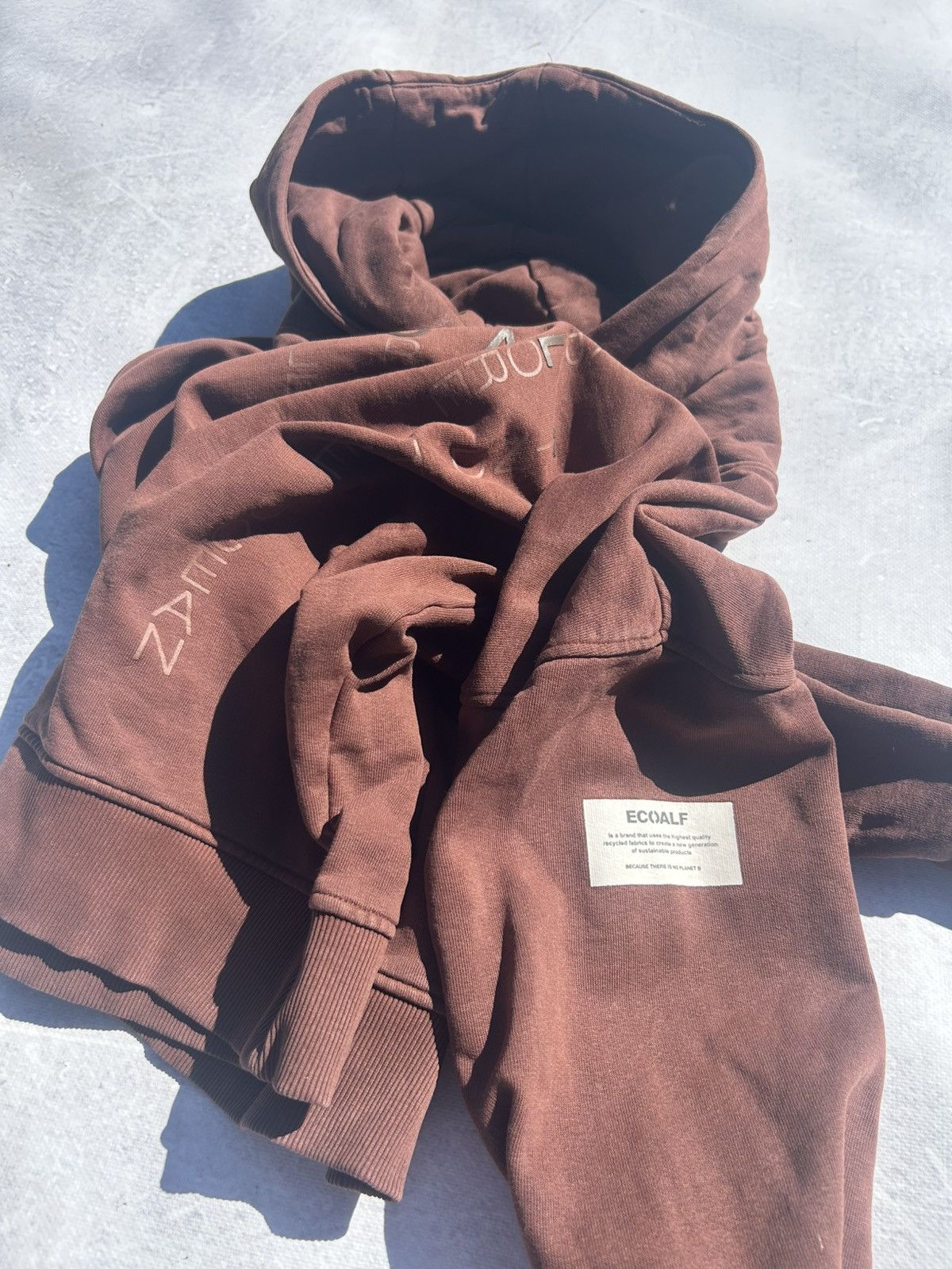 ECOALF Ecoalf Women Hoodie Brown Recycled Organic Cotton Size S Size S / US 4 / IT 40 - 5 Thumbnail