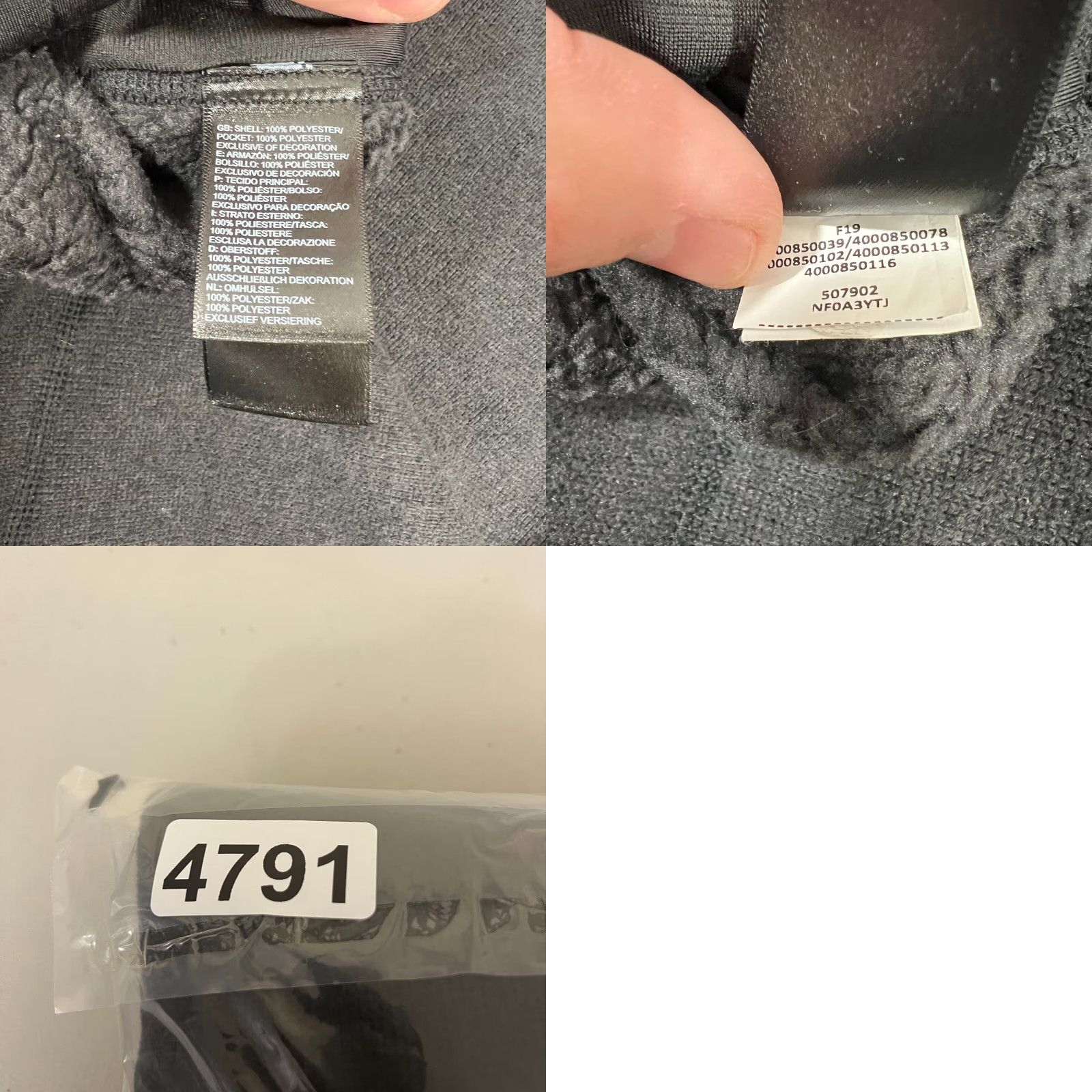The North Face The North Face Sweater Womens S Black Gray Crescent Crew Sweater Size S / US 4 / IT 40 - 8 Thumbnail