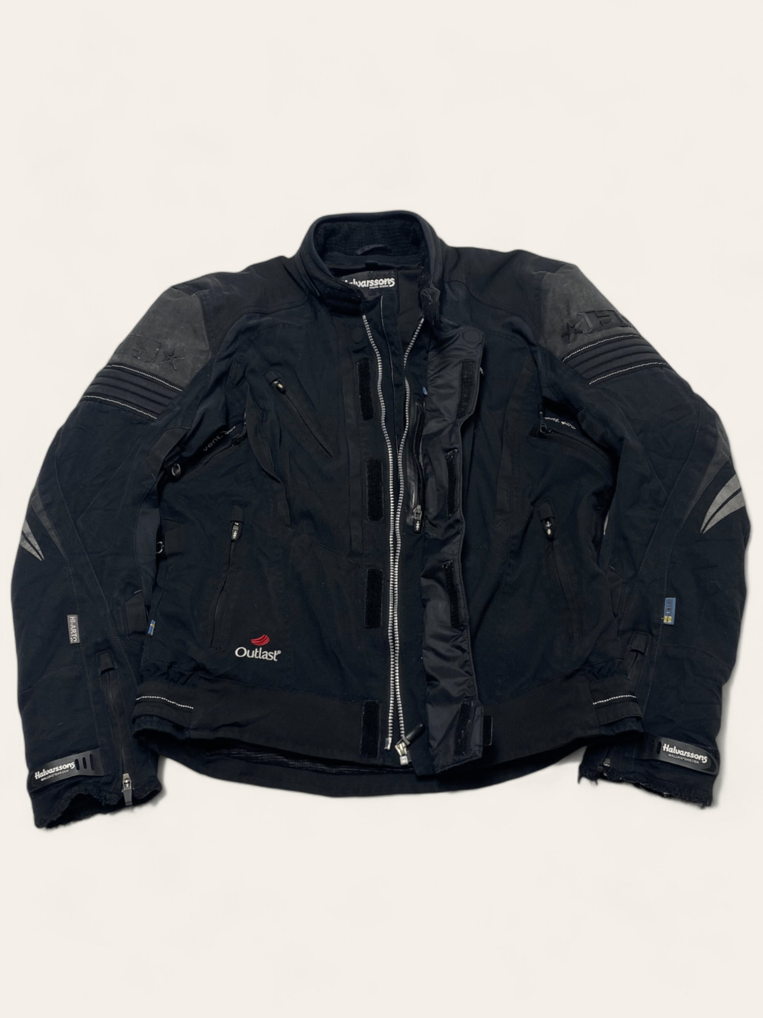 Vintage Vintage HALVARSSONS Black Moto Gear Equip Jacket Size US XL / EU 56 / 4 - 8 Thumbnail