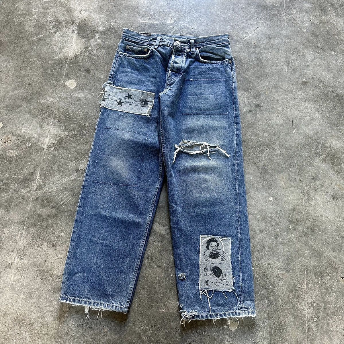 Enfants Riches Deprimes ERD AW22 Baggy Thrashed Patchwork