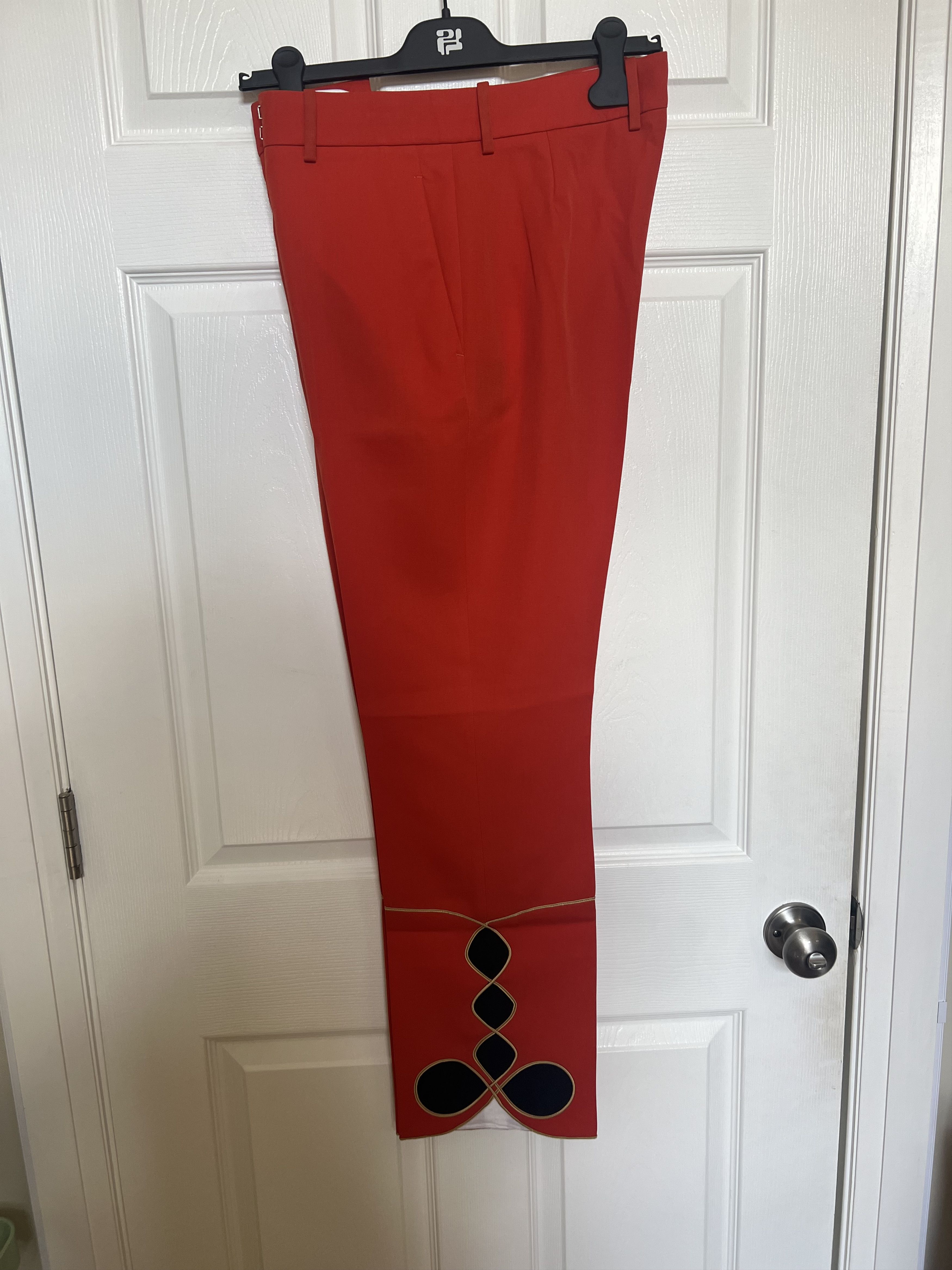 Calvin Klein 205W39NYC CK205W39NYC SS18 Mariachi Red Trousers sz 42 Size US 30 / EU 46 - 2 Thumbnail
