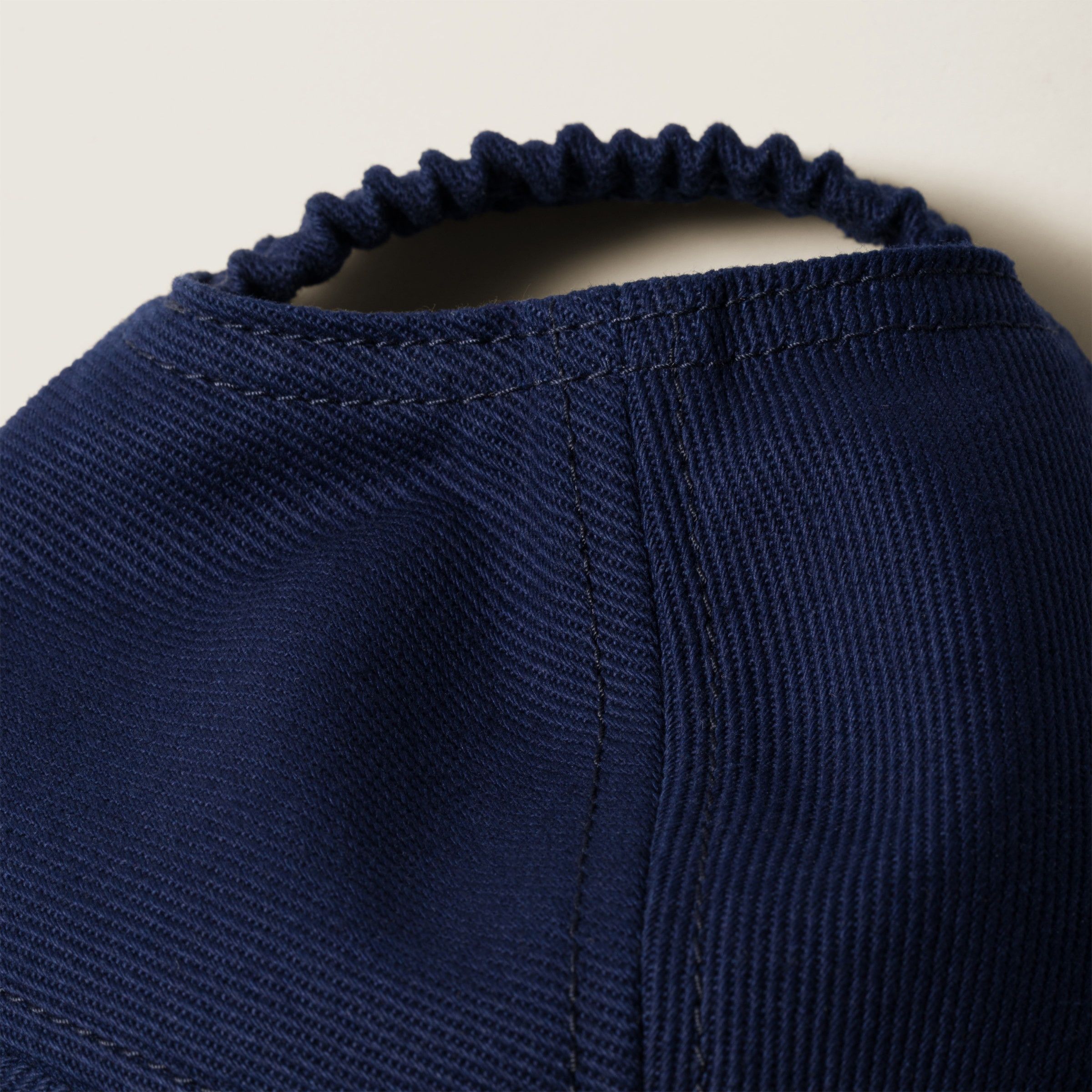Miu Miu o1mt1gz0925 Size: OS / Drill Baseball Hat / Cap in Blue Size ONE SIZE - 2 Thumbnail