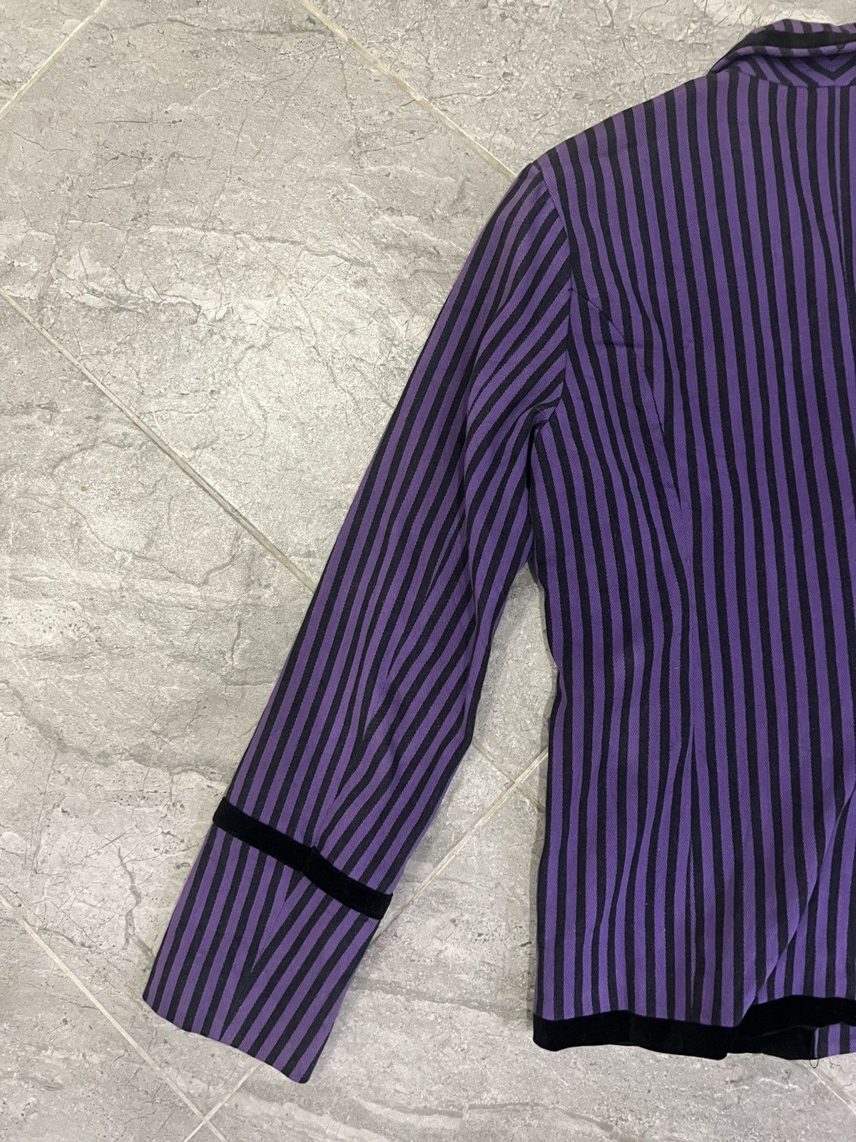 Sex Pot ReVeNGe Stigmata by Sexy Dynamite London Striped School Blazer Size M / US 6-8 / IT 42-44 - 11 Thumbnail