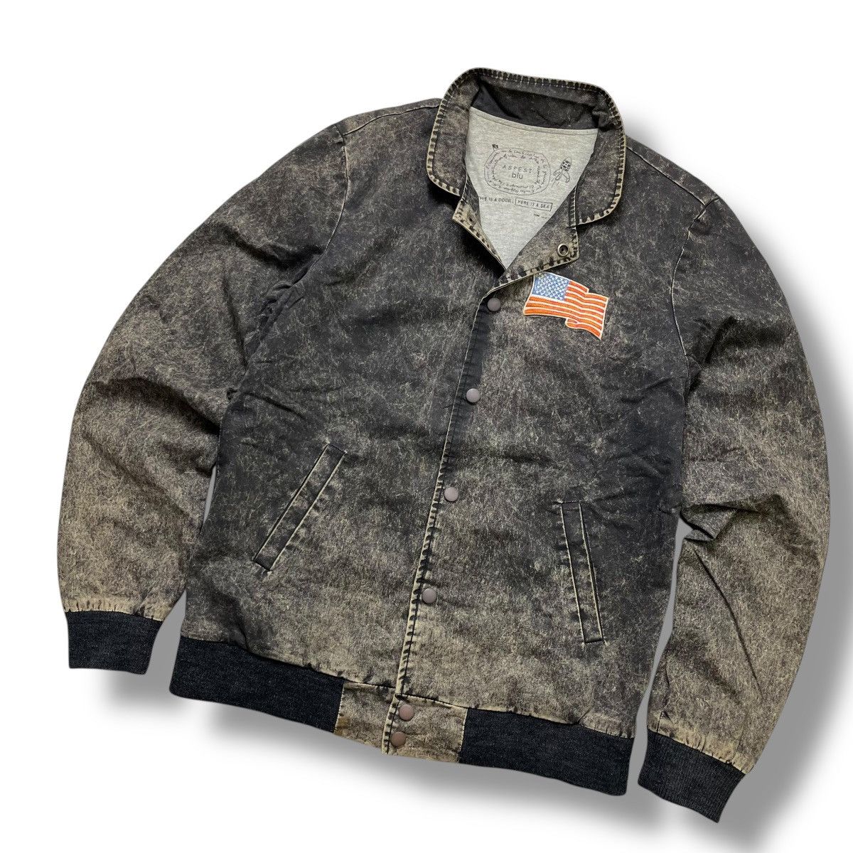 Aspesi aspesi blu usa flag acid colours coach jacket Size US S / EU 44-46 / 1 - 5 Thumbnail