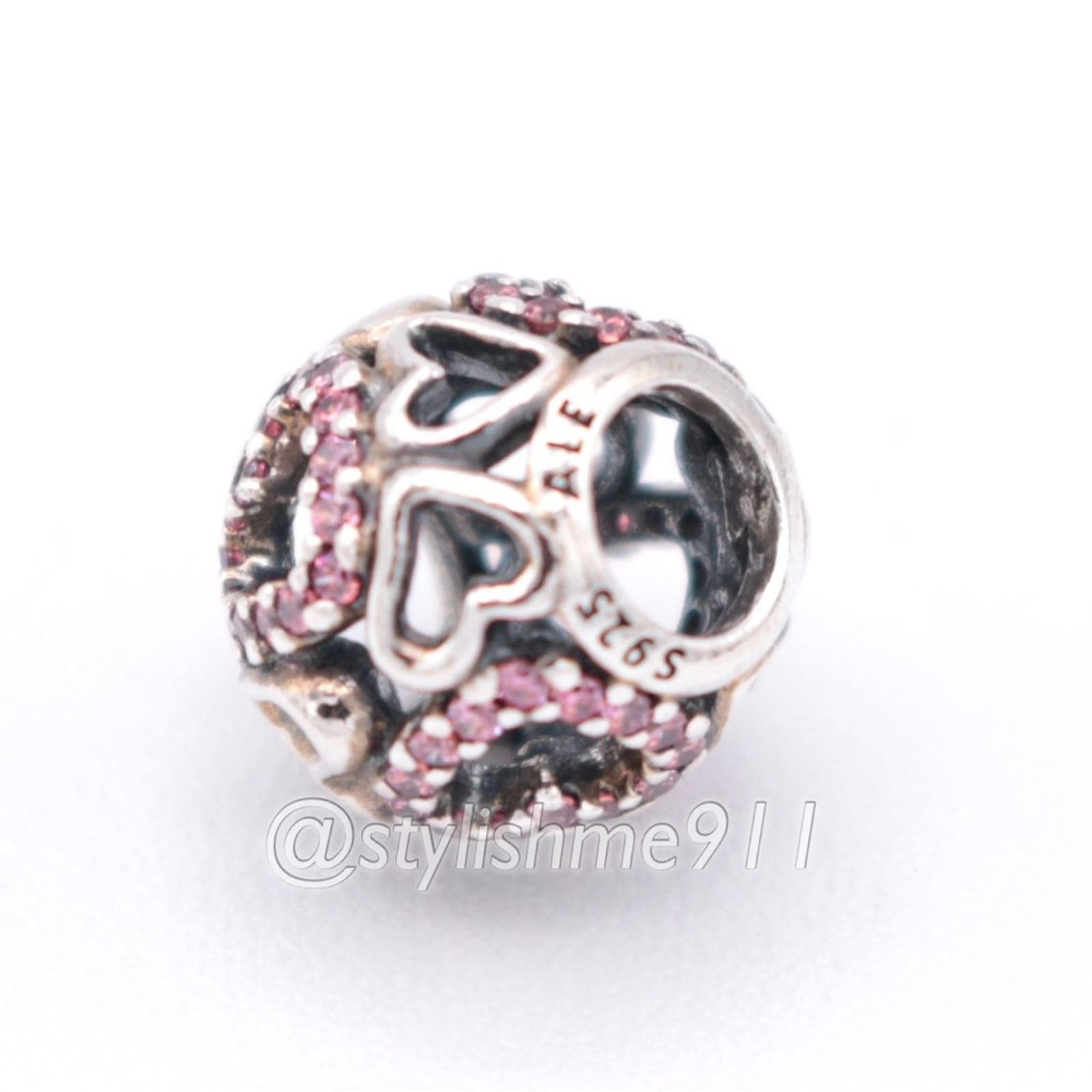 pandora Authentic PANDORA Falling in Love Charm - 791424CZS Size ONE SIZE - 7 Thumbnail