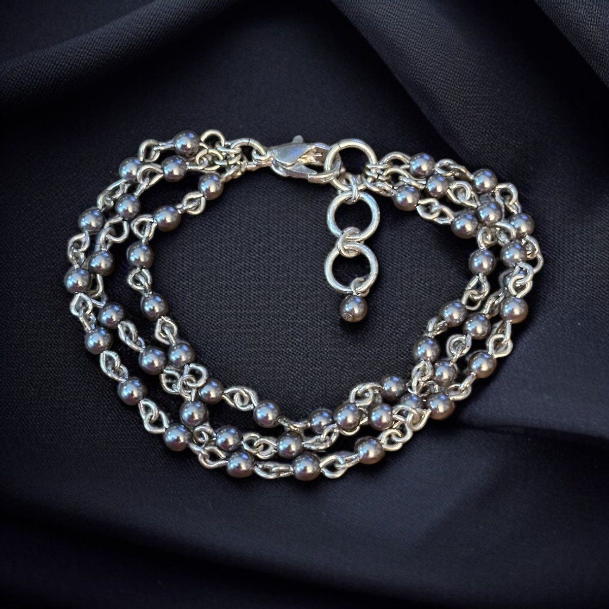Other Silver tone multi strand ball chain bracelet Size ONE SIZE - 1 Thumbnail