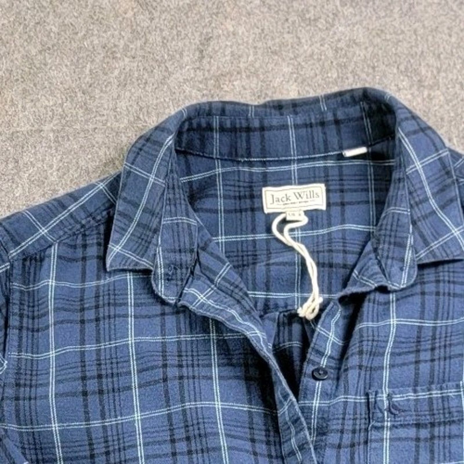 Jack Wills Jack Wills Flannel Plaid Long Shirt Long Sleeve Pockets UK Size M / US 6-8 / IT 42-44 - 8 Thumbnail