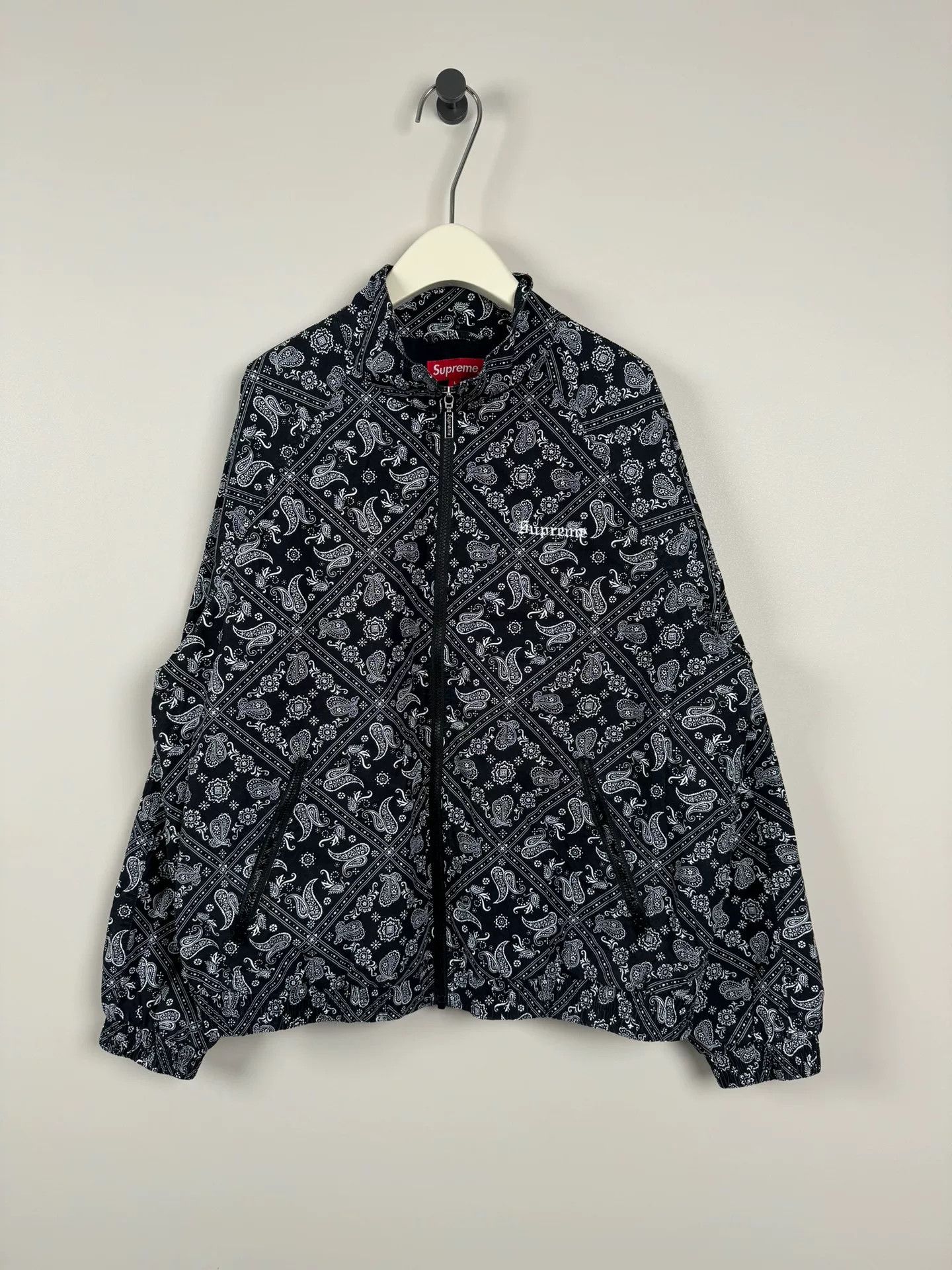 Supreme Supreme Quilted Paisley Jacket Black Small | Grailed