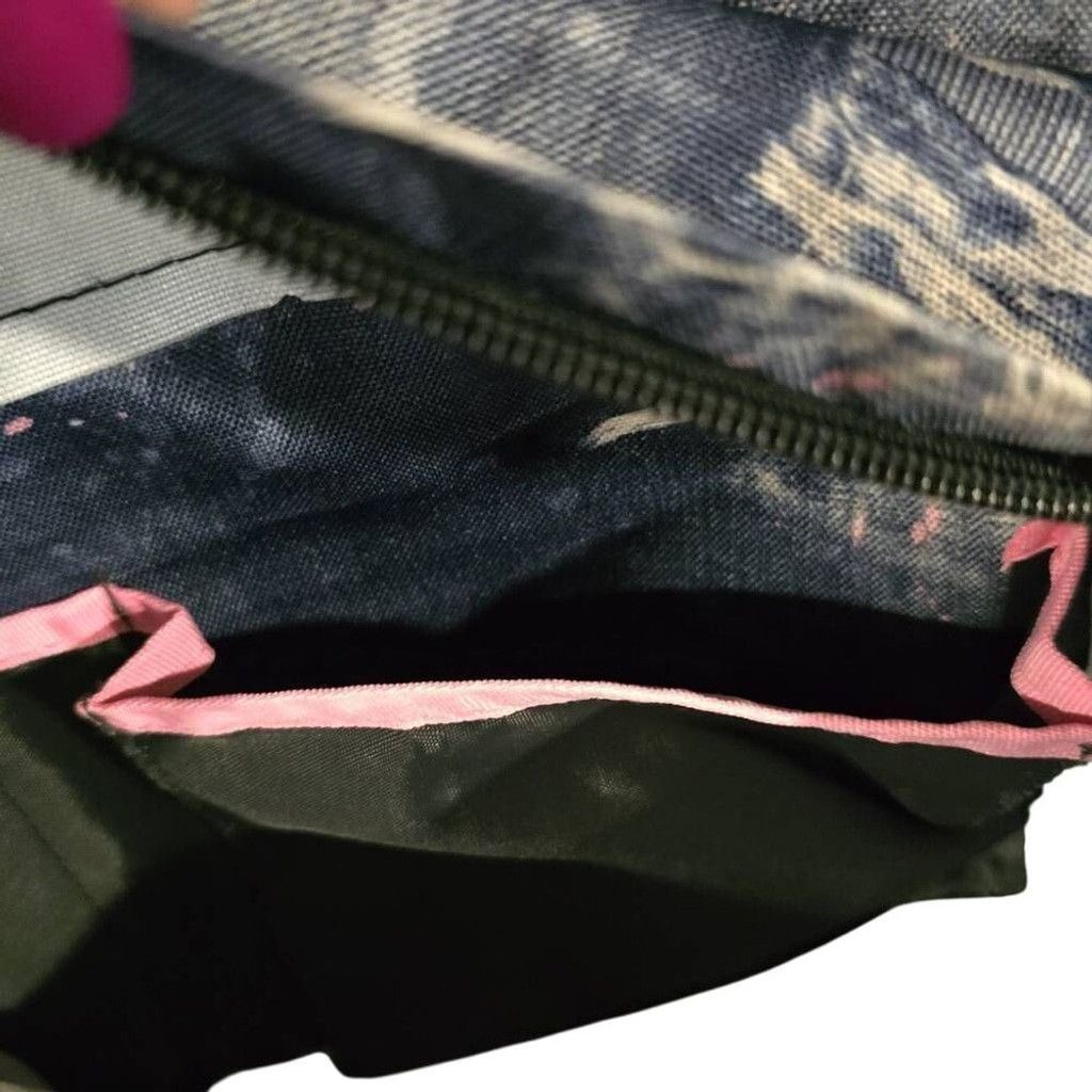 Jansport Jansport Superbreak Nylon Backpack Blue Pink Distressed Deni Size ONE SIZE - 8 Thumbnail