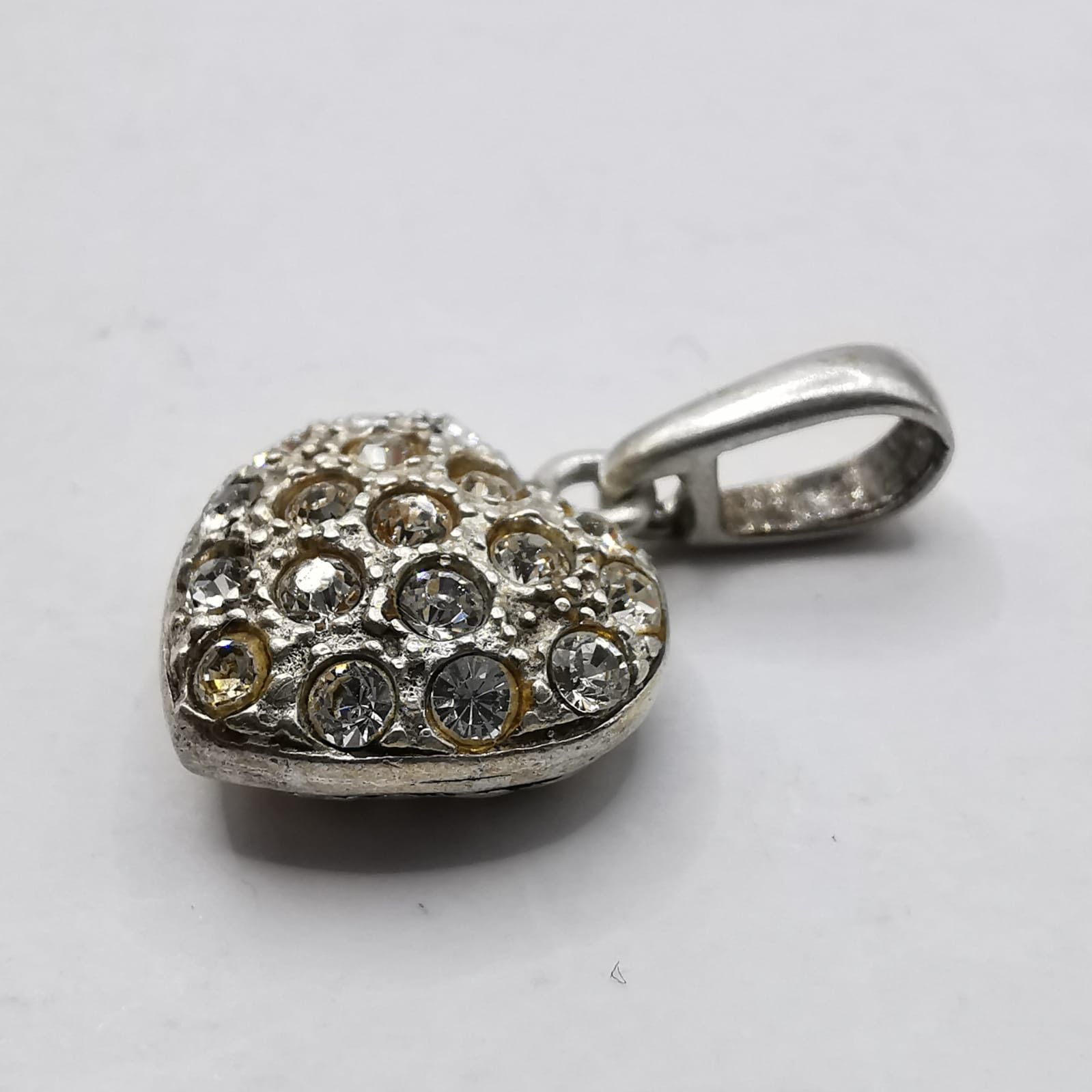 Sterling Silver Vintage Pendant 925 Sterling Silver Jewelry,Zircon 2,71g Size ONE SIZE - 4 Thumbnail
