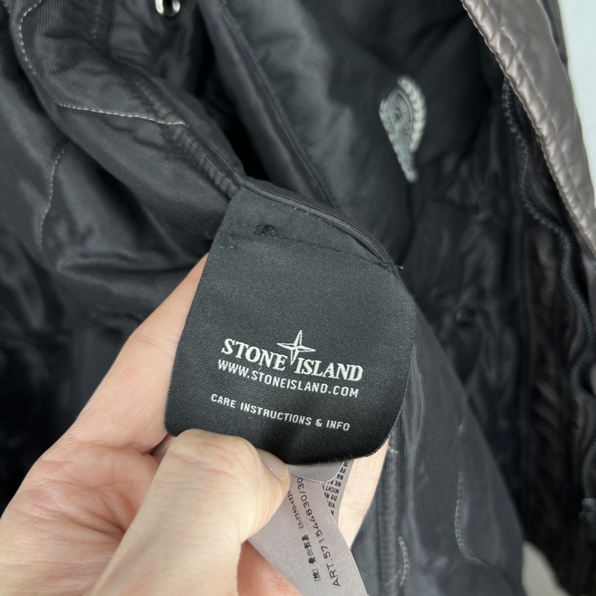 Stone Island Stone Island Vintage Mussola Gommata Jacket Brown 2012aw Size US XL / EU 56 / 4 - 11 Thumbnail