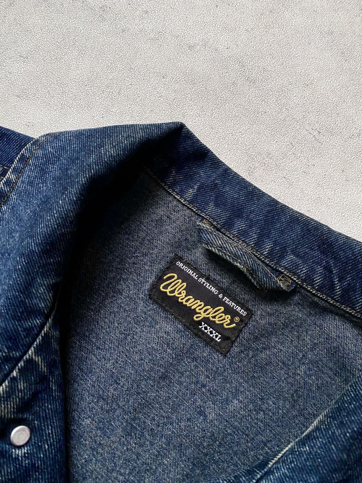 Wrangler Vintage 90s Wrangler Western Denim Jacket Size US XXL / EU 58 / 5 - 13 Thumbnail