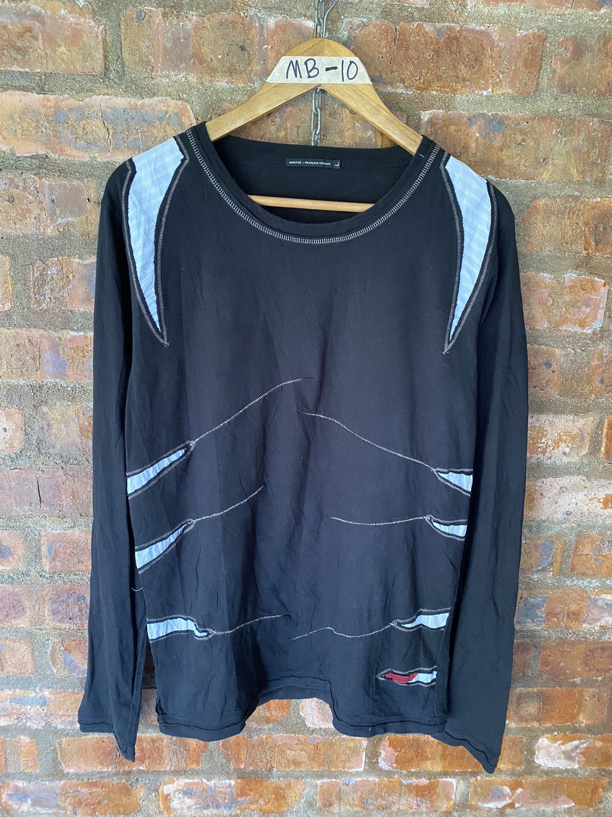Marithe + Francois Girbaud 2000s MFG iconic Blade stripe patchwork Size US M / EU 48-50 / 2 - 2 Thumbnail