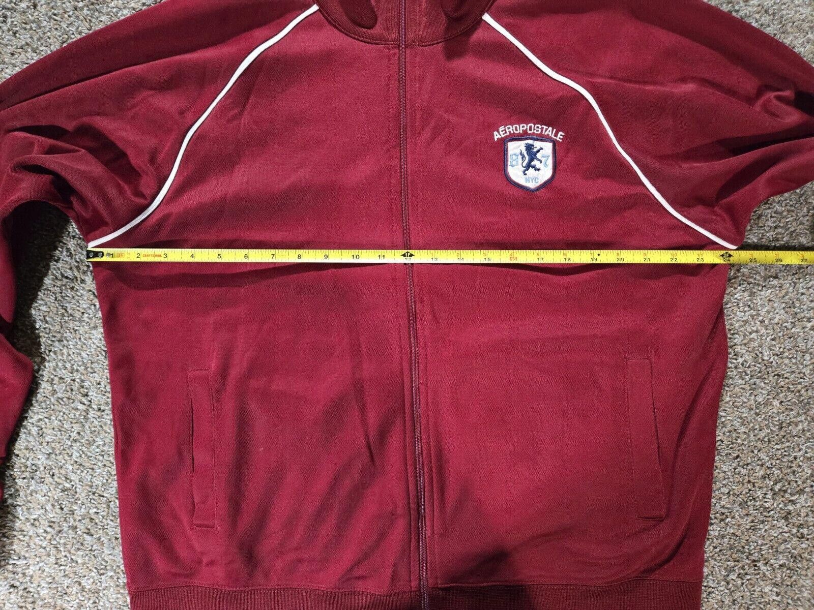 Designer Red Aeropostle Athletic Brand Full Zip Track Jacket Sz XL Size US XL / EU 56 / 4 - 3 Thumbnail