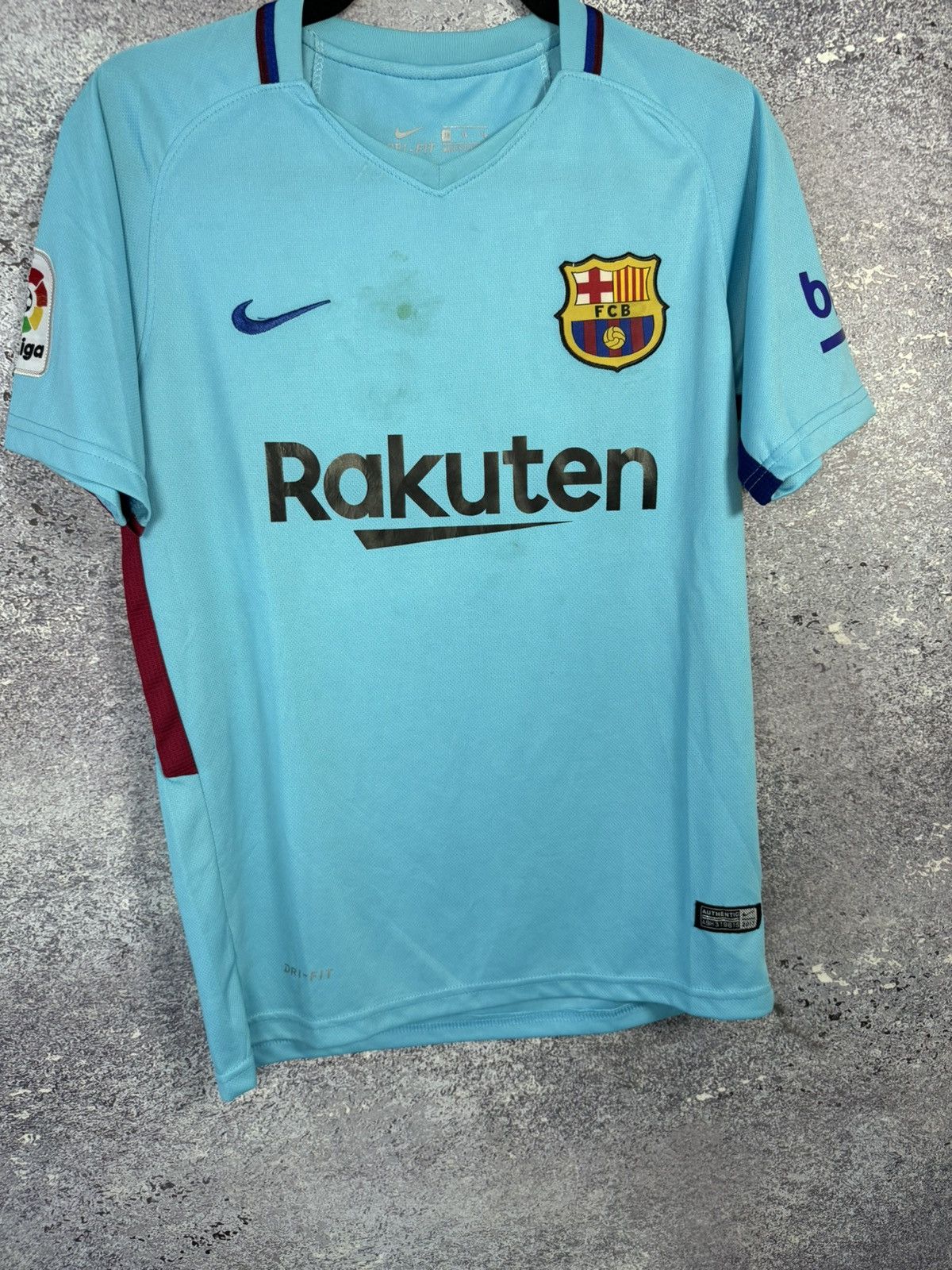 Nike × Vintage MESSI Vintage Barcelona 2017/18 Nike Soccer Jersey y2k Size US S / EU 44-46 / 1 - 4 Thumbnail