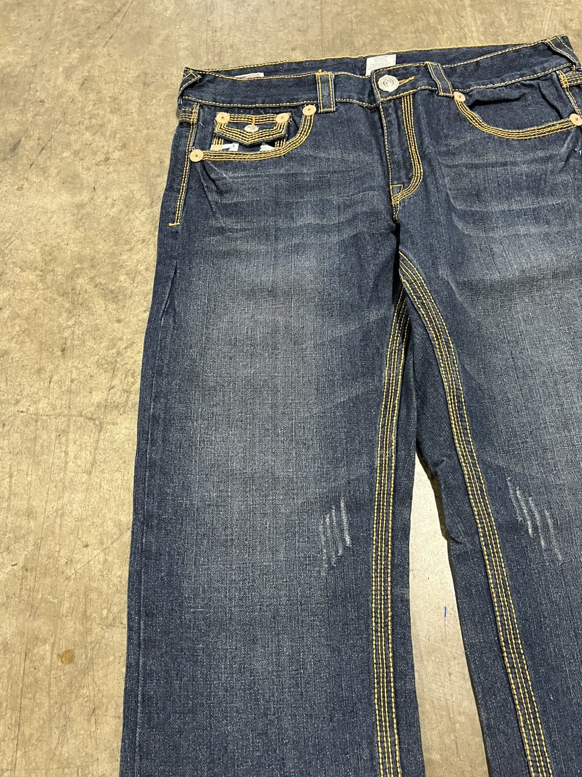 True Religion × Vintage True religion baggy fit wide leg rare denim skater y2k hype Size US 36 / EU 52 - 11 Thumbnail
