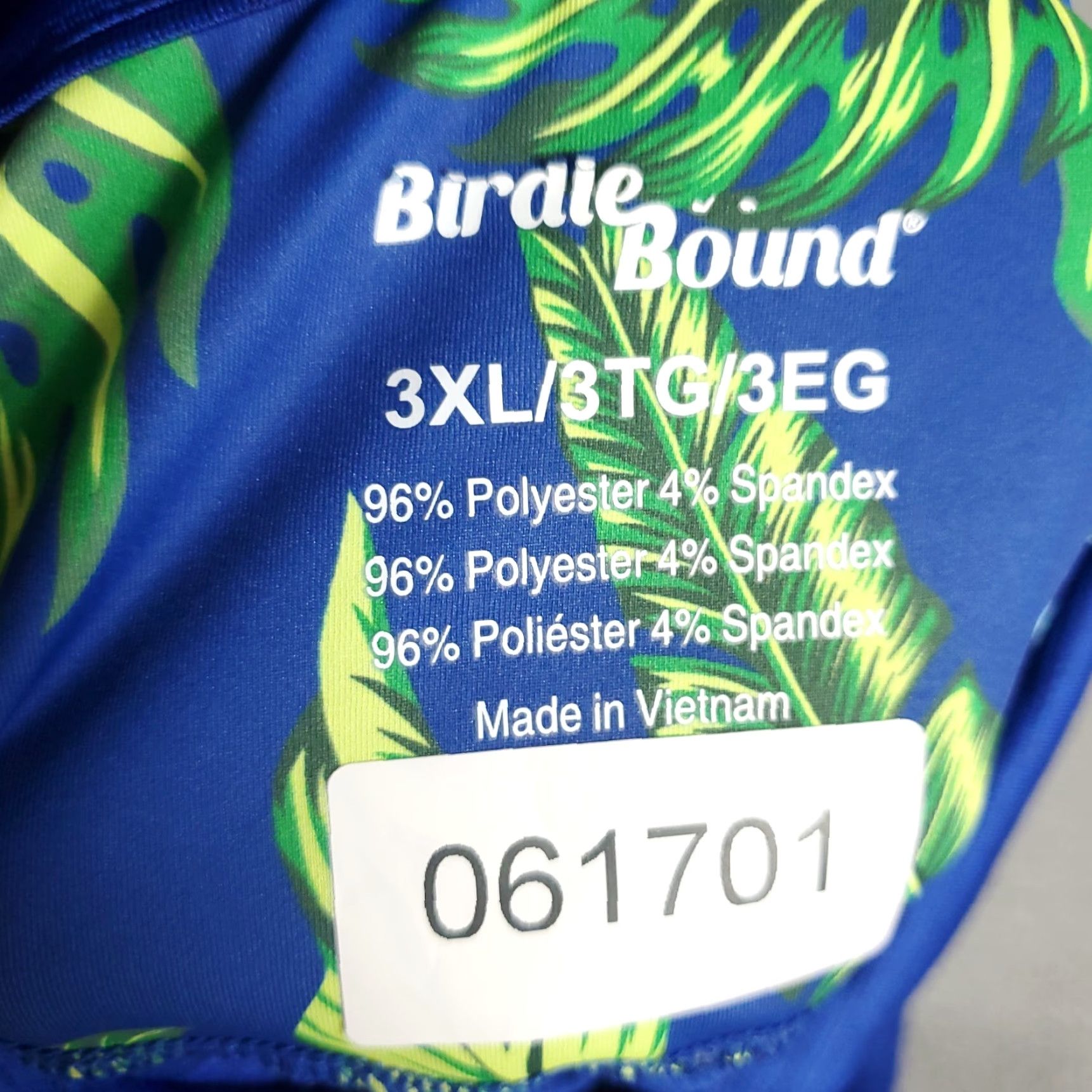 Vintage Birdie Bound Shirt Mens 3XL Blue Golf Casual Short Sleeve Polo Size US XXL / EU 58 / 5 - 7 Thumbnail