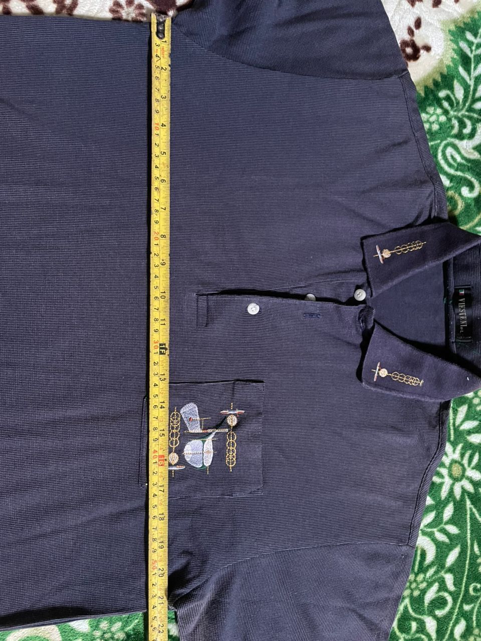 Vintage K5-06 japan made Viesteni Coogi Stlye polo golf shirt Size US L / EU 52-54 / 3 - 4 Thumbnail