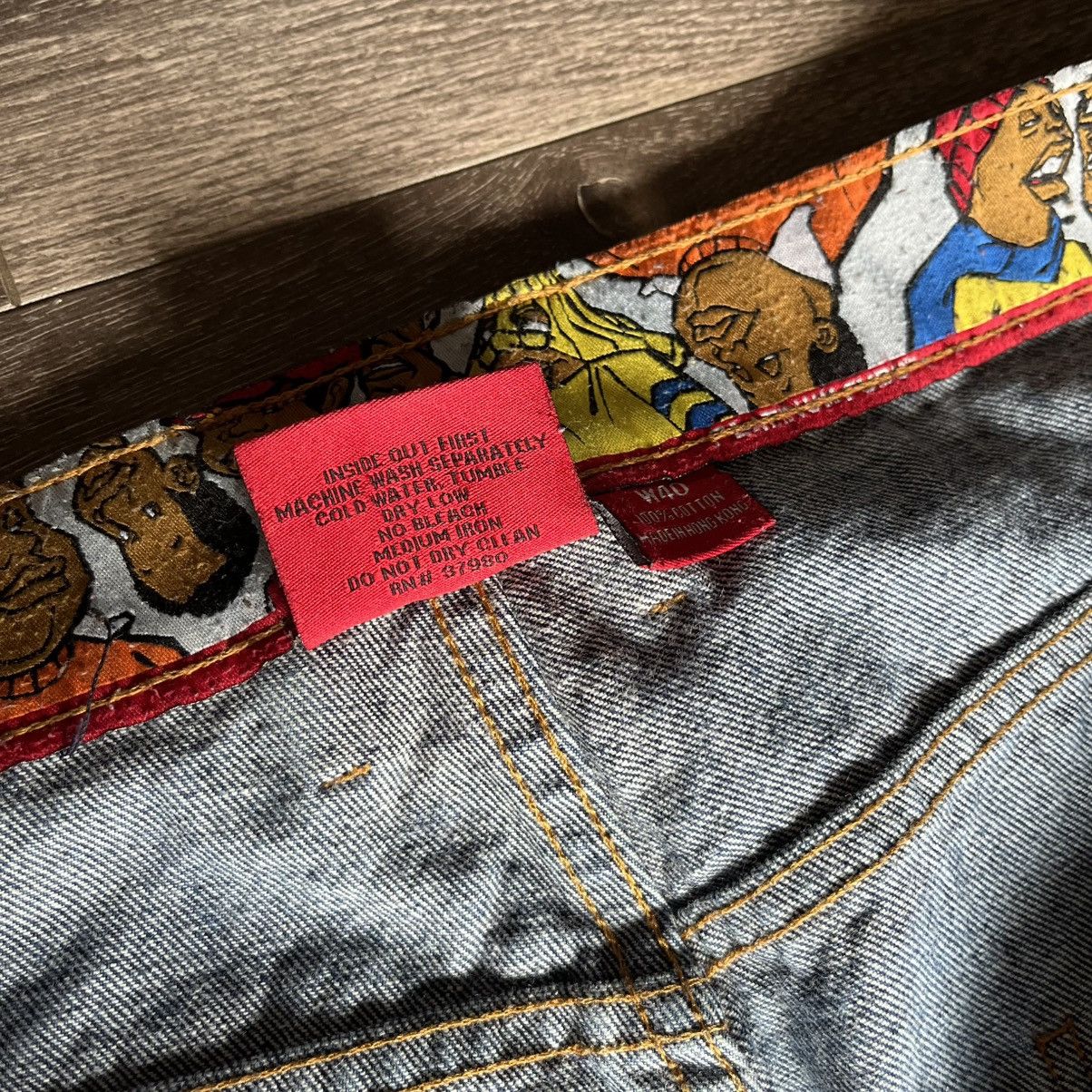 Fubu Vintage 90s Platinum Fubu Fat Albert Skate Baggy Denim Jeans Size US 40 / EU 56 - 10 Thumbnail