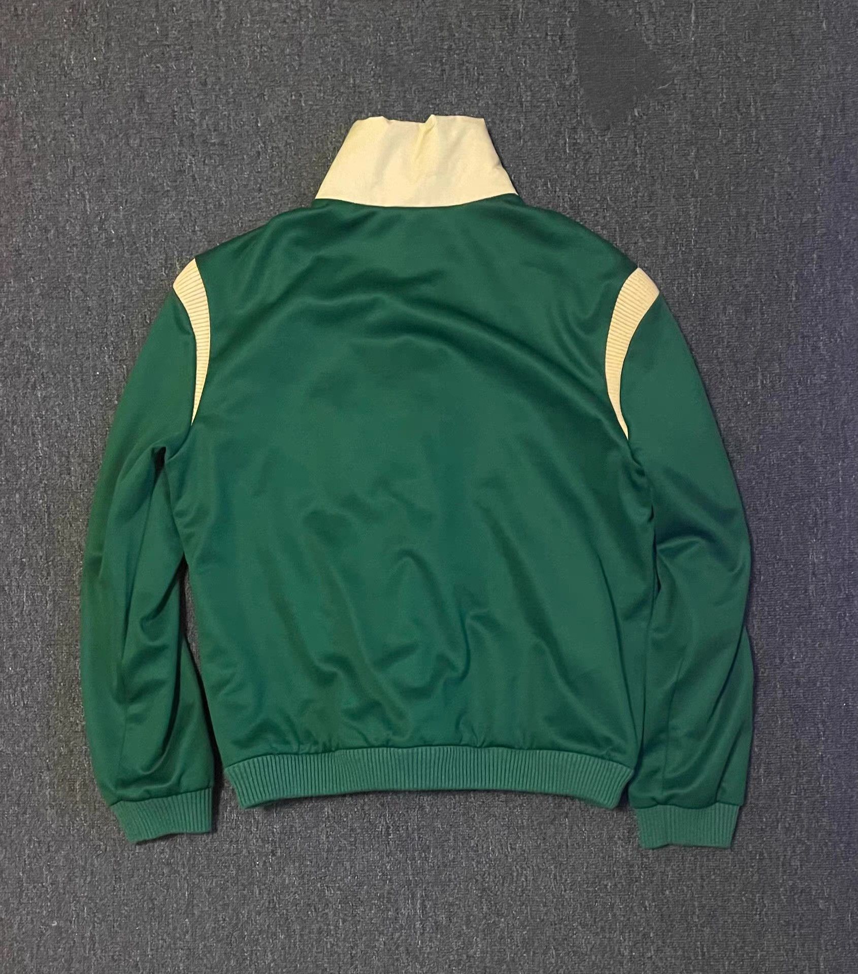 Gucci Gucci Retro Green Knit Splice Track Jacket Q4 Size US L / EU 52-54 / 3 - 4 Thumbnail