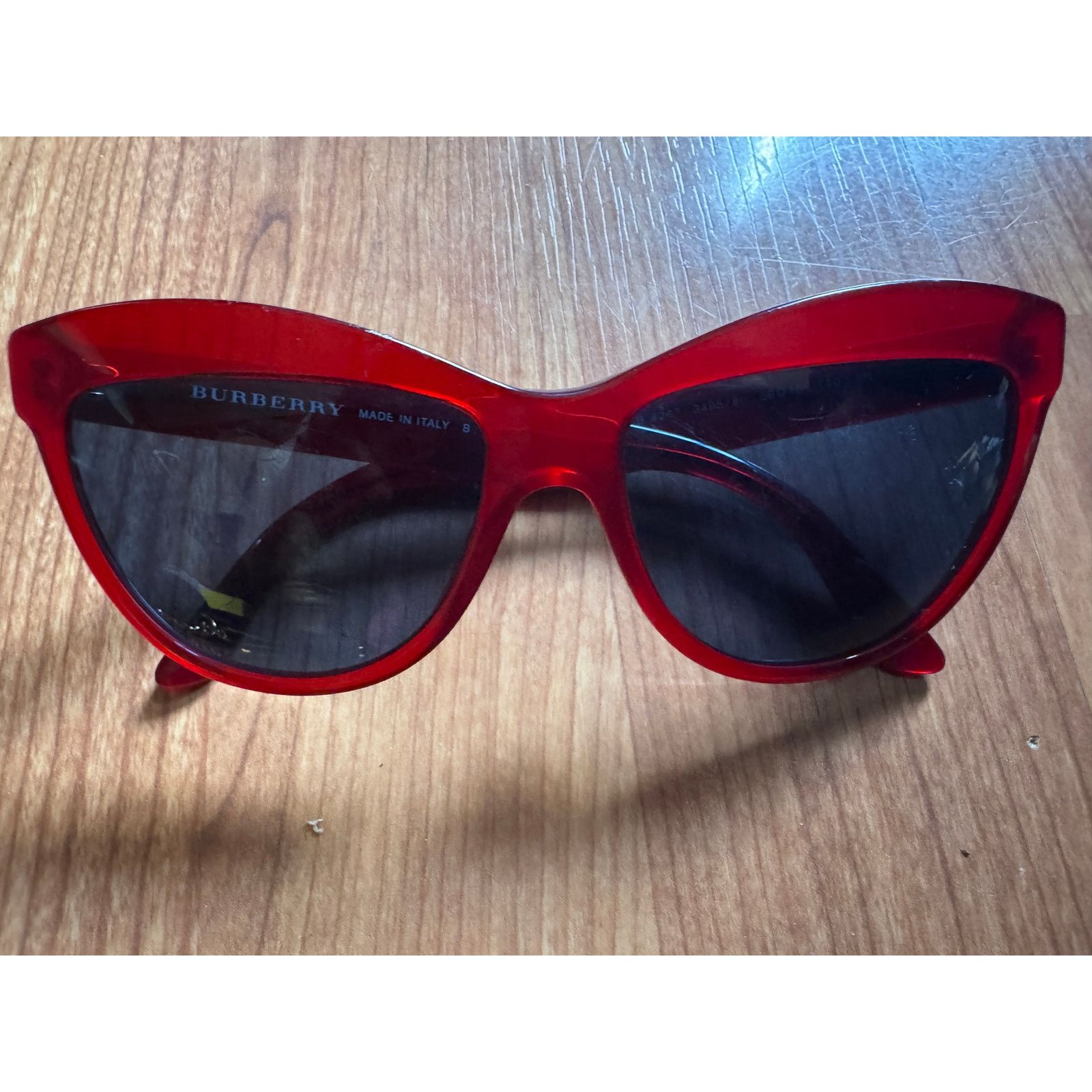 Ralph Lauren Burberry Women's B4267 THE DOODLE.Cat Eye Sunglasses Size ONE SIZE - 6 Thumbnail