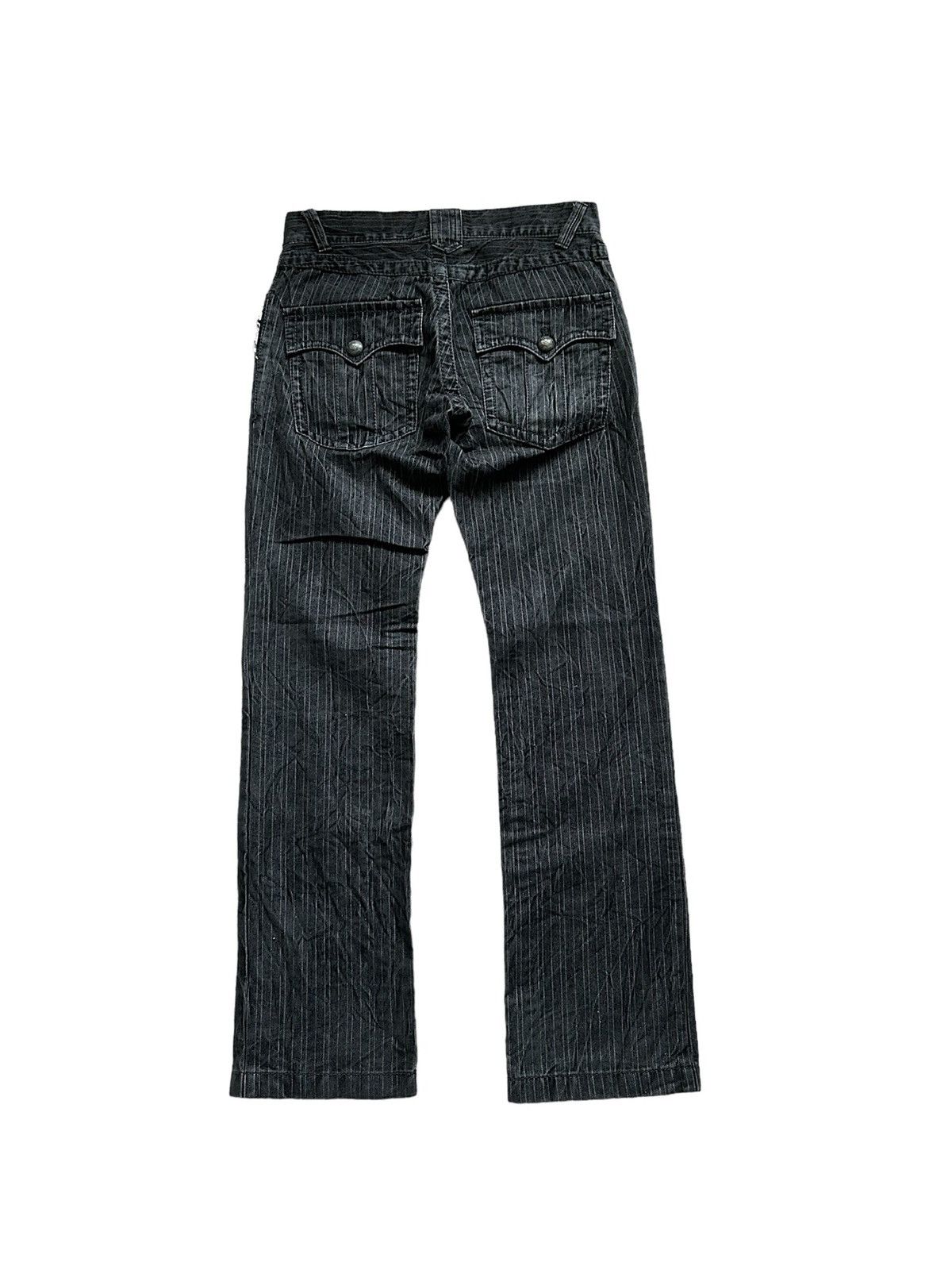 JUN MEN 2010's JUNMEN Japan velour denim gothic jeans Size US 32 / EU 48 - 2 Thumbnail