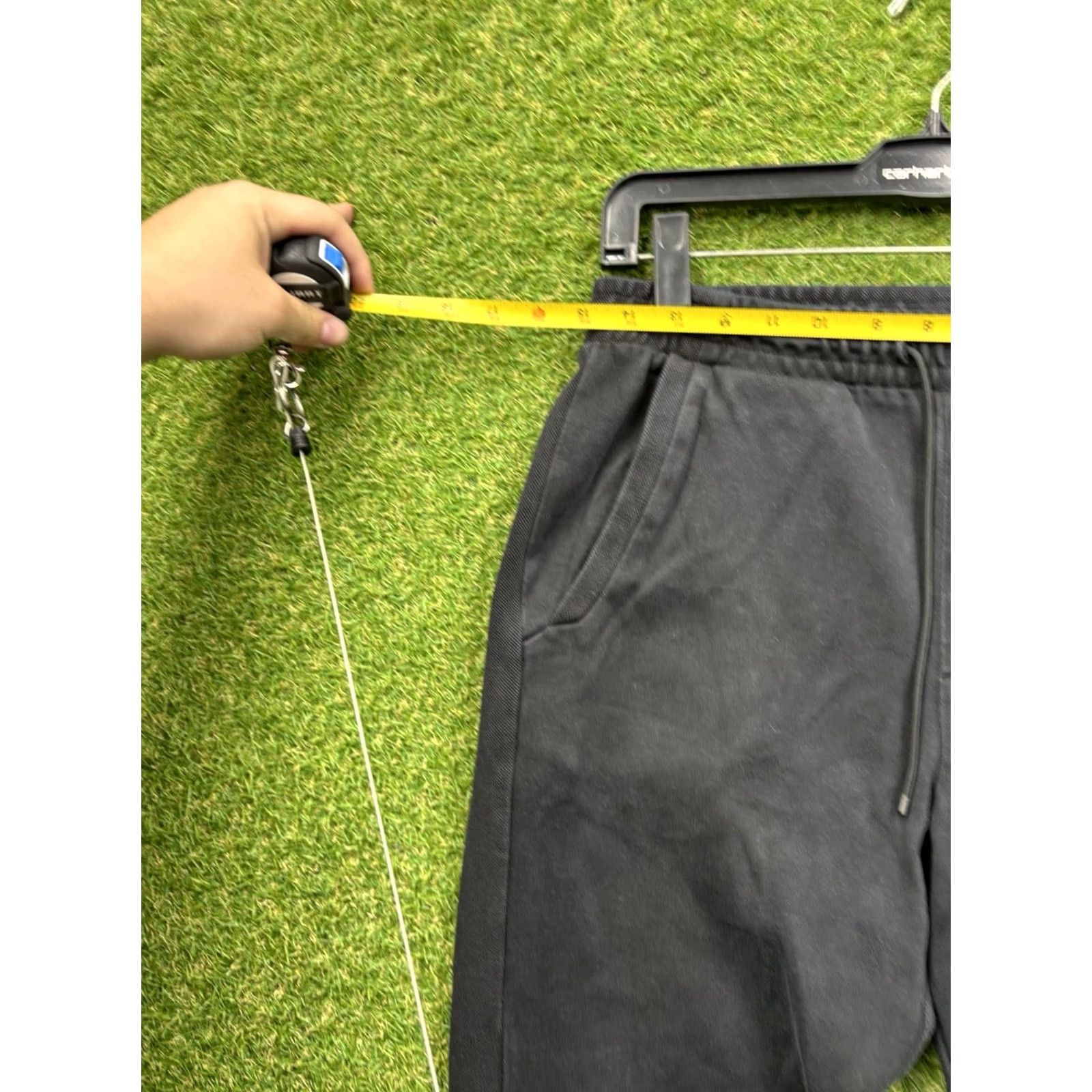 Hugo Boss HUGO BOSS Sweatpants Mens Small Drawstring Joggers Black 28x30/30 Inseam Lounge Comfort Size US 29 - 7 Thumbnail