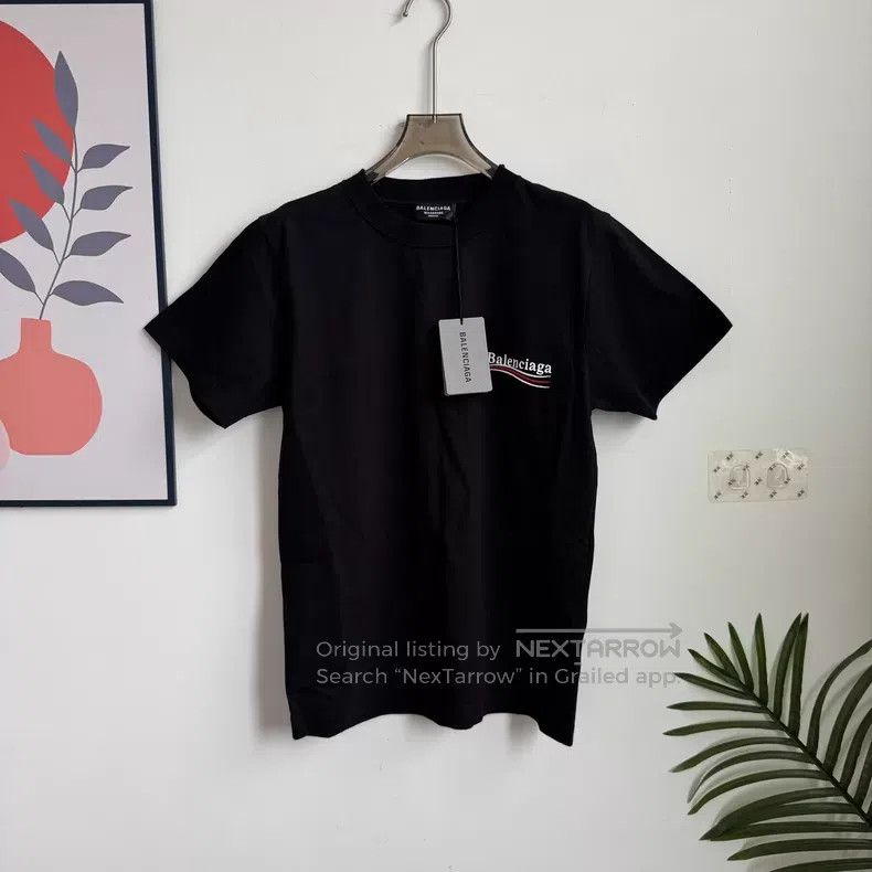 Balenciaga Balenciaga Black Short Sleeve T-Shirt Size US S / EU 44-46 / 1 - 1 Thumbnail