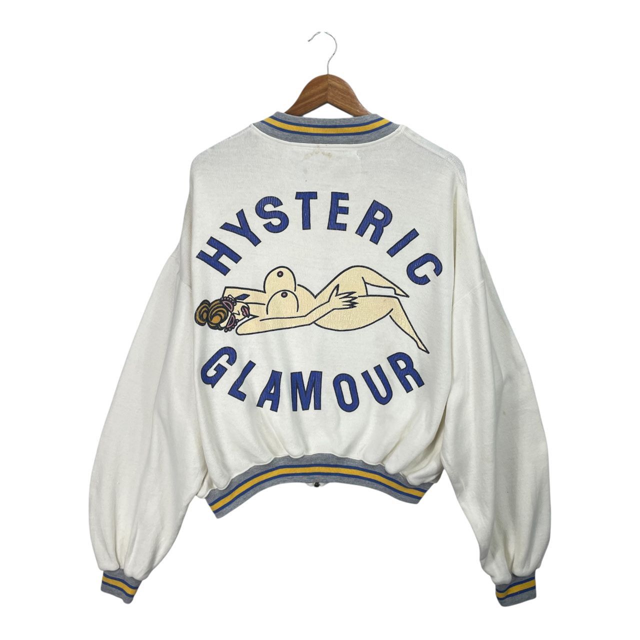 Hysteric Glamour Vintage Hysteric Glamour Naked Girl Backhit Printed Jacket Size US XL / EU 56 / 4 - 1 Thumbnail