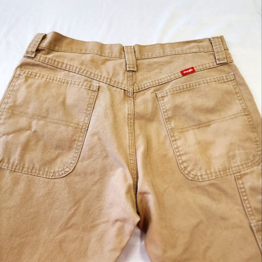 Wrangler Wrangler Classic Kahki Tan Straight Leg Painter Pants Size US 32 / EU 48 - 8 Thumbnail