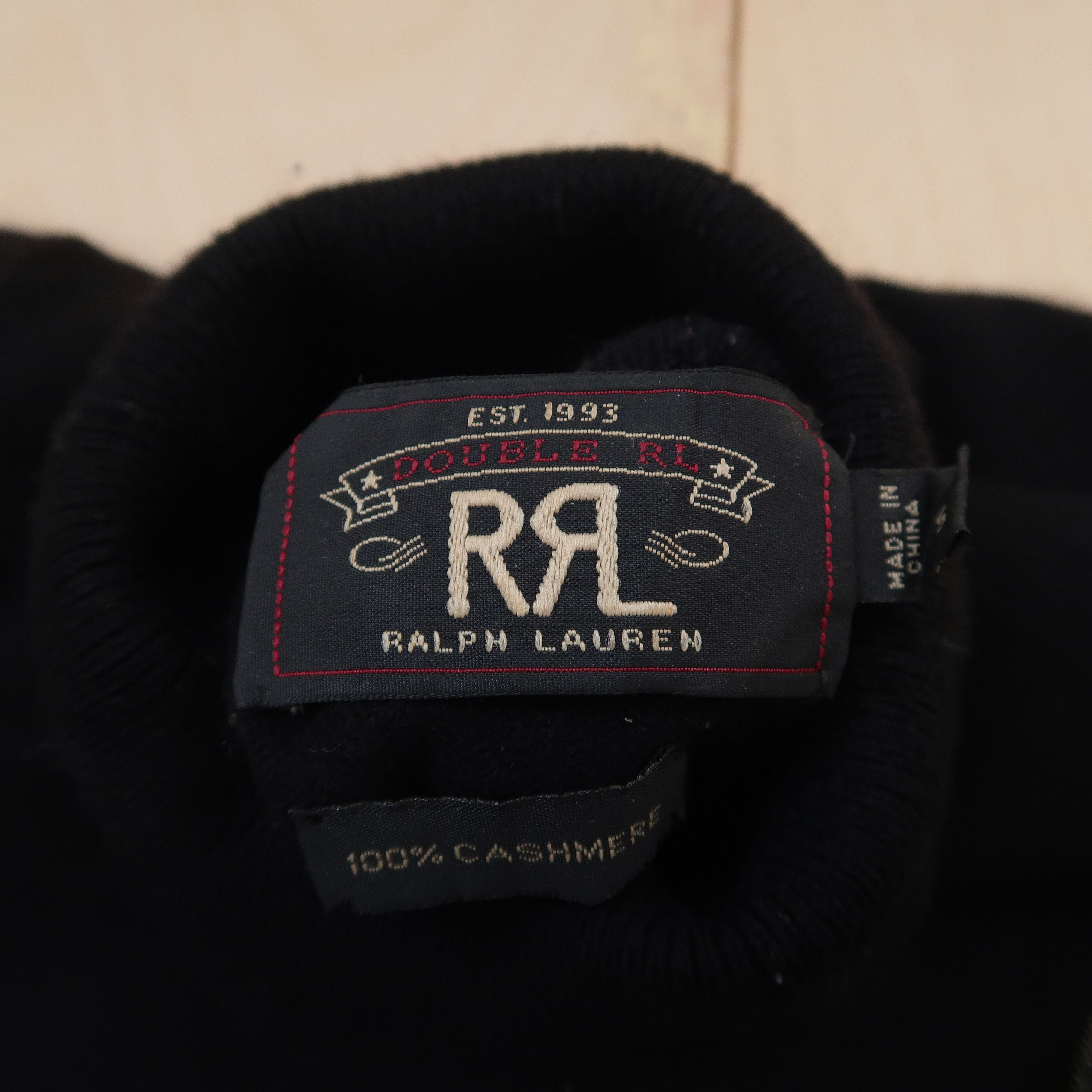 RRL Ralph Lauren 100% CASHMERE DOUBLE RL RRL RALPH LAUREN TURTLENECK KNIT Size US S / EU 44-46 / 1 - 4 Thumbnail