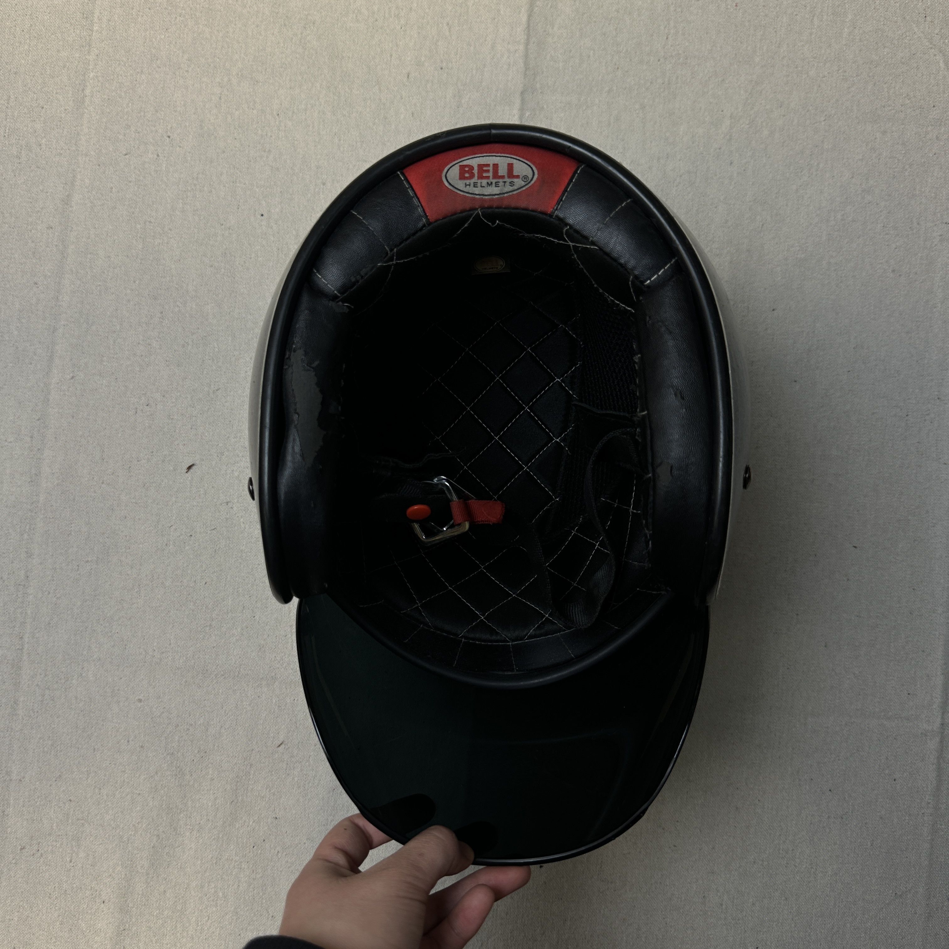 Bell Vintage Bell Custom 500 Black Metallic Motorcycle Helmet Size M Size ONE SIZE - 4 Thumbnail