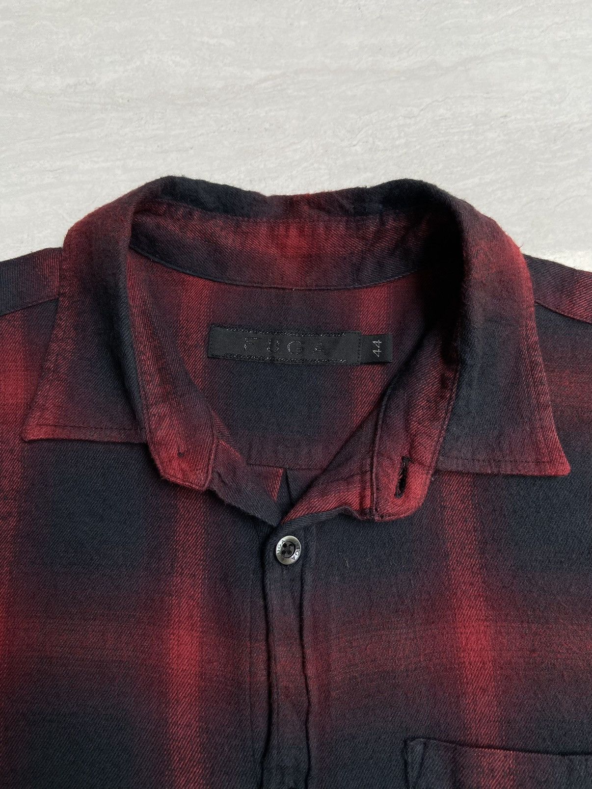 GOSTAR DE FUGA × If Six Was Nine × Japanese Brand FUGA Plaid Flanel Shirt Size US S / EU 44-46 / 1 - 11 Thumbnail