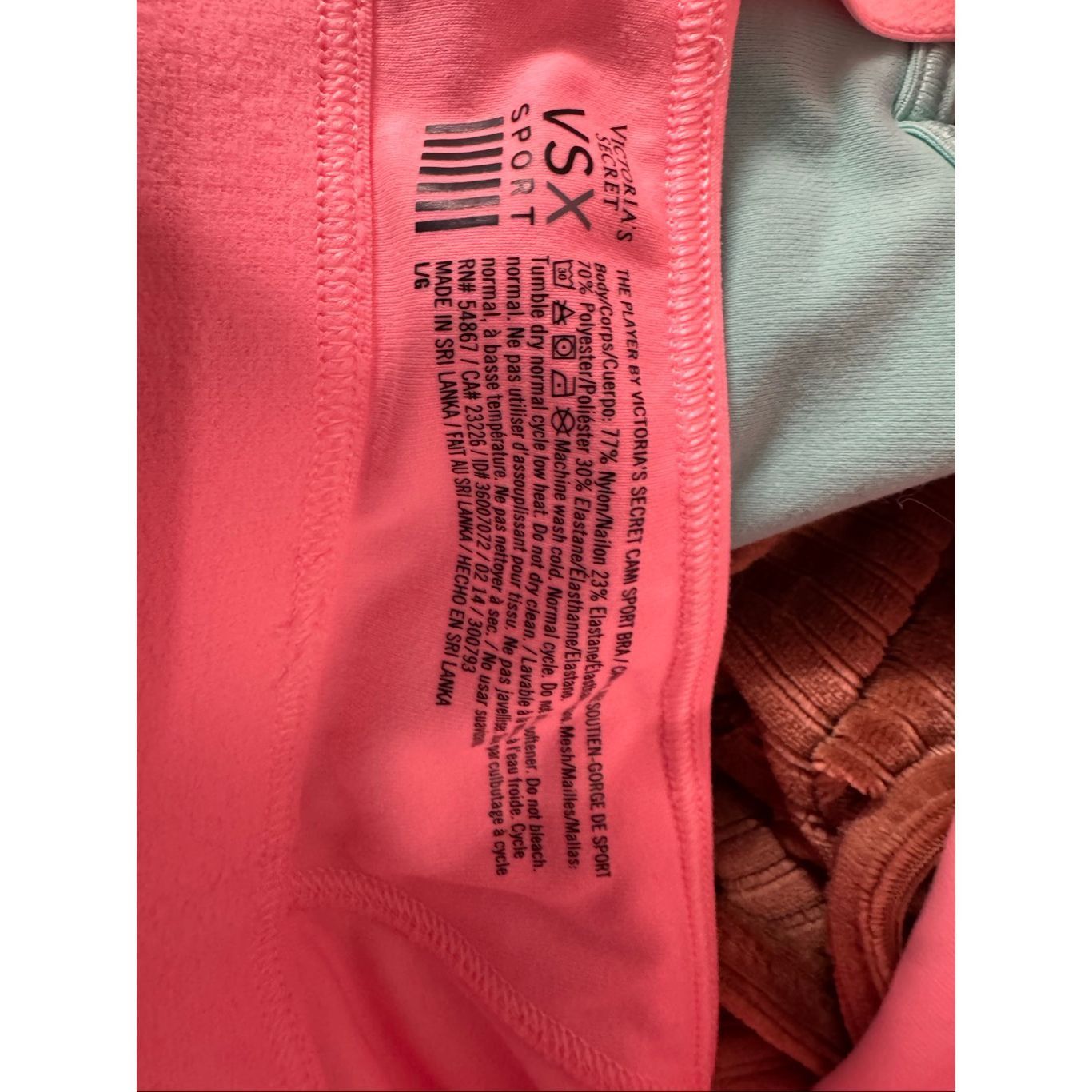Victoria's Secret Victoria’s Secret VSX Sport Bra Pink L | Racerback Stretch A Size ONE SIZE - 5 Thumbnail