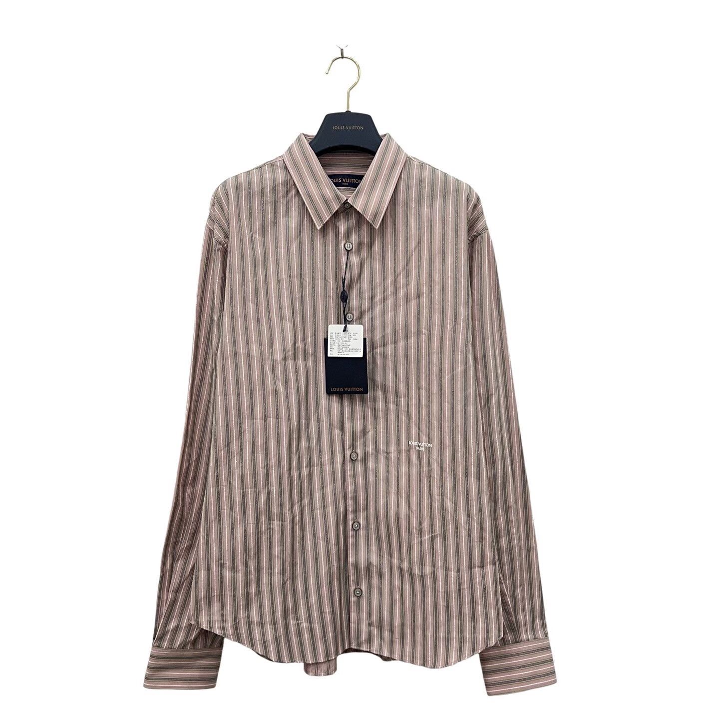 Louis Vuitton Louis Vuitton Striped Purple Shirt xl Men Size US XL / EU 56 / 4 - 1 Thumbnail