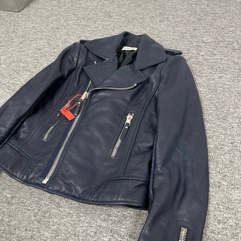 Balenciaga Balenciaga size 38 Leather motorcycle jacket 2502-Nextarrow Size US M / EU 48-50 / 2 - 4 Thumbnail