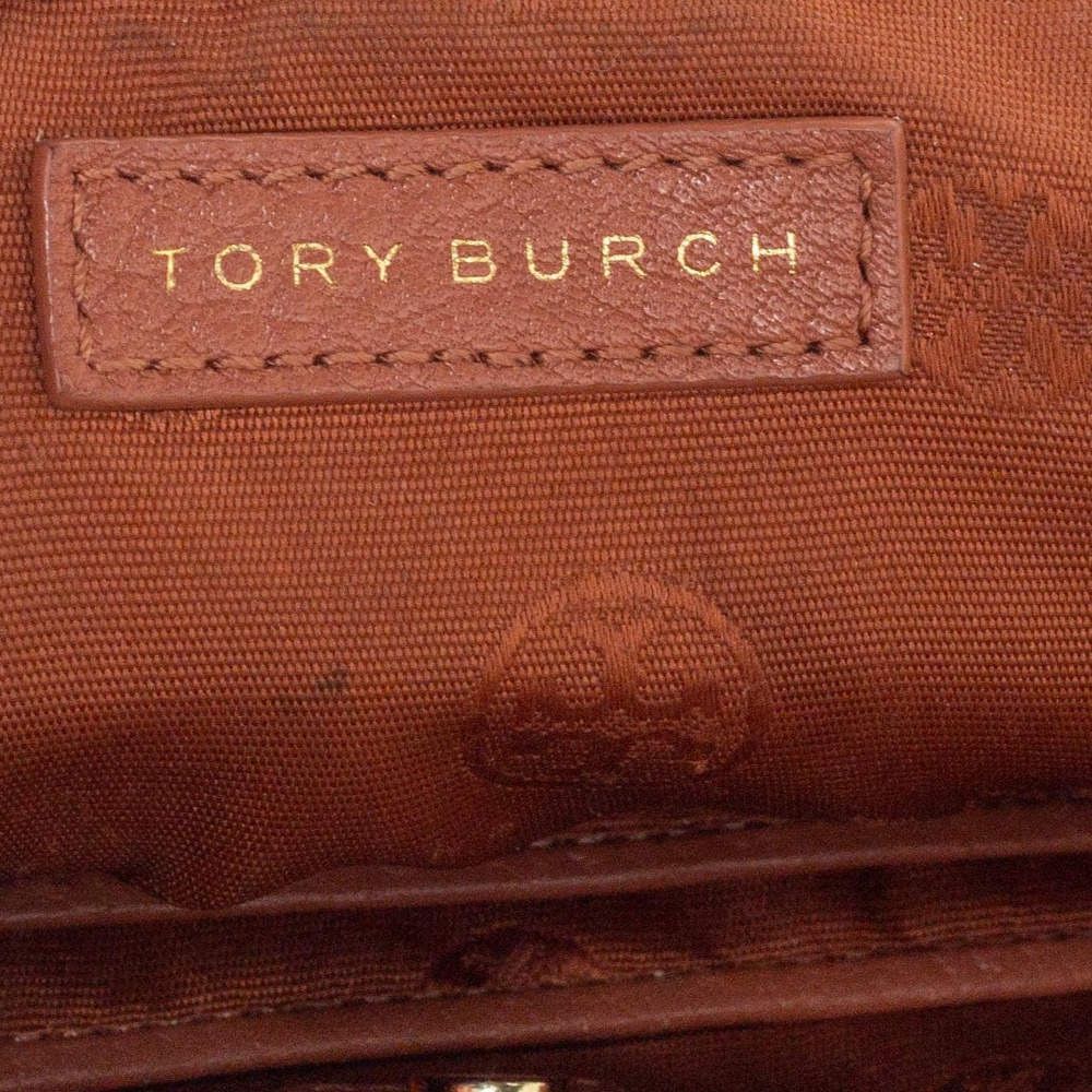 Tory Burch Value $650 Tory Burch Bryant Tan Leather Flap Shoulder Bag Size ONE SIZE - 6 Thumbnail
