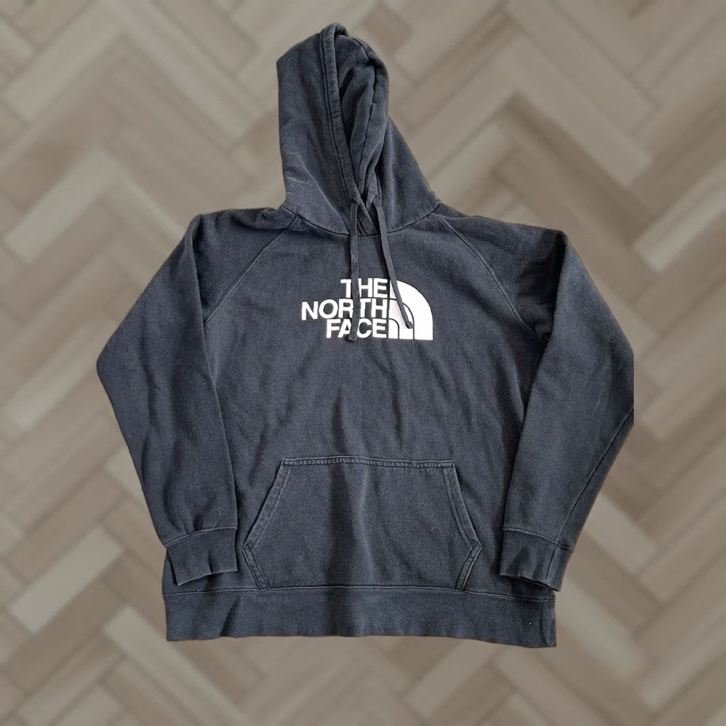 The North Face The North Face Hoodie Womens Black L Adult Regular Fit Pullover Lightweight Logo Knit Cotton Blend Jacket Shirt? Size L / US 10 / IT 46 - 1 Thumbnail