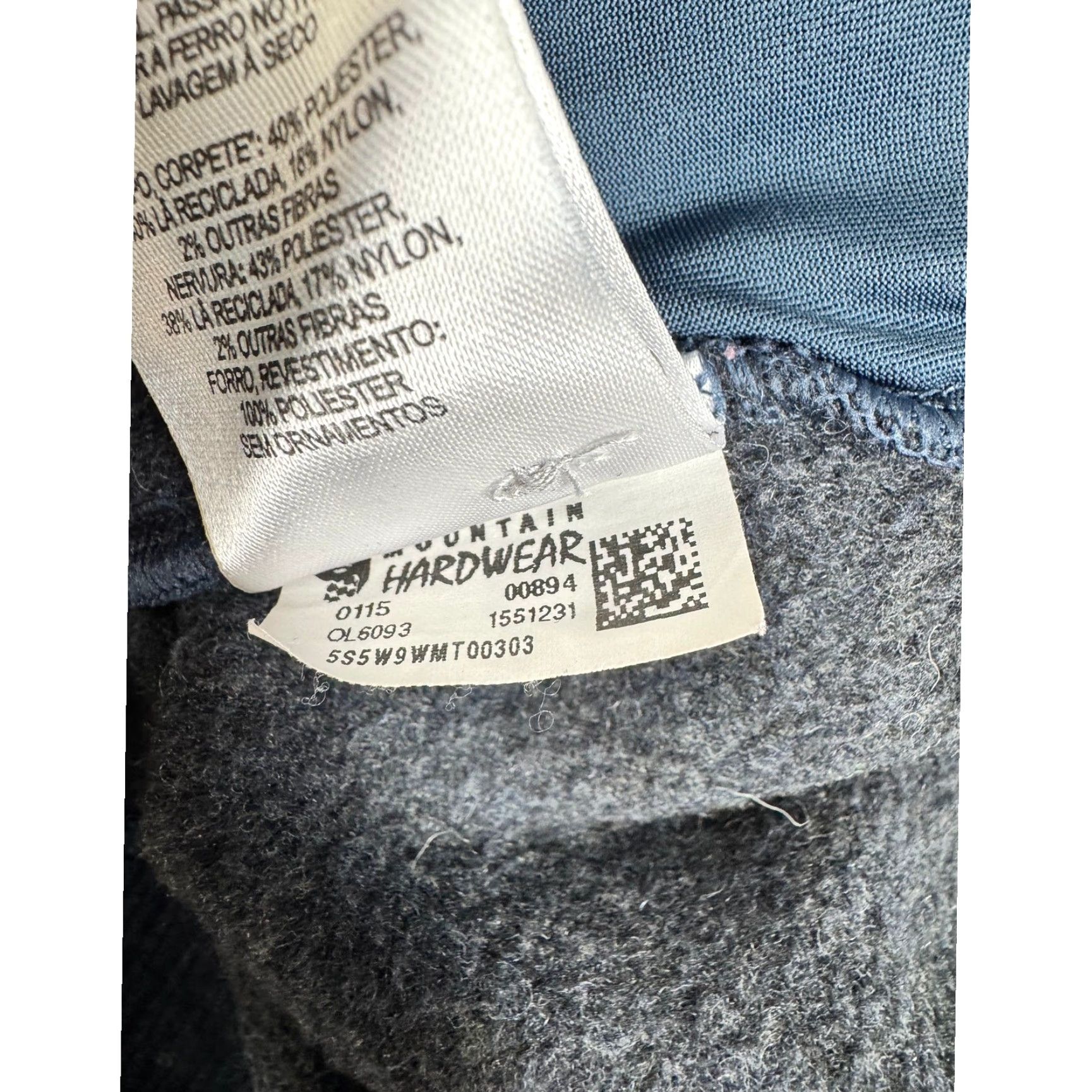 Prana VINTAGE Mountain Hardwear Sweater Women Small Blue Wool Blend Button Knit Size S / US 4 / IT 40 - 7 Thumbnail