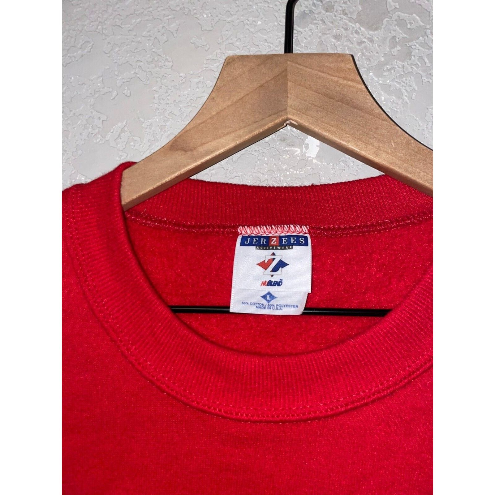 Jerzees Vintage Utah Sweatshirt CrewneckHear Love Red VTG 90s Large Size US L / EU 52-54 / 3 - 8 Thumbnail