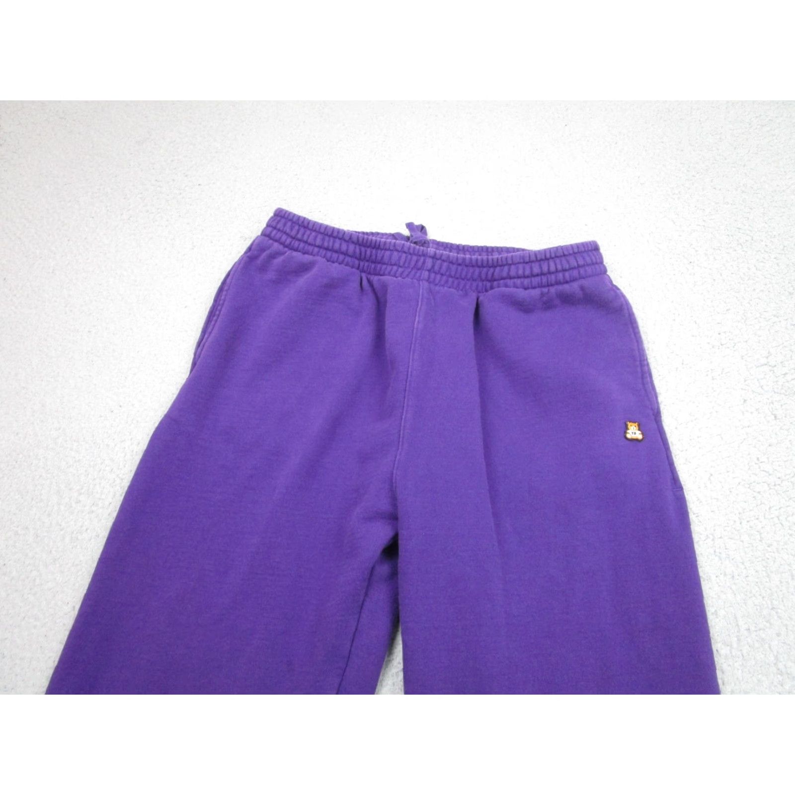 Teddy Fresh Teddy Fresh Sweatpants Mens XL Purple Fleece Pockets Drawstring Elastic Waist Size US 36 / EU 52 - 2 Thumbnail