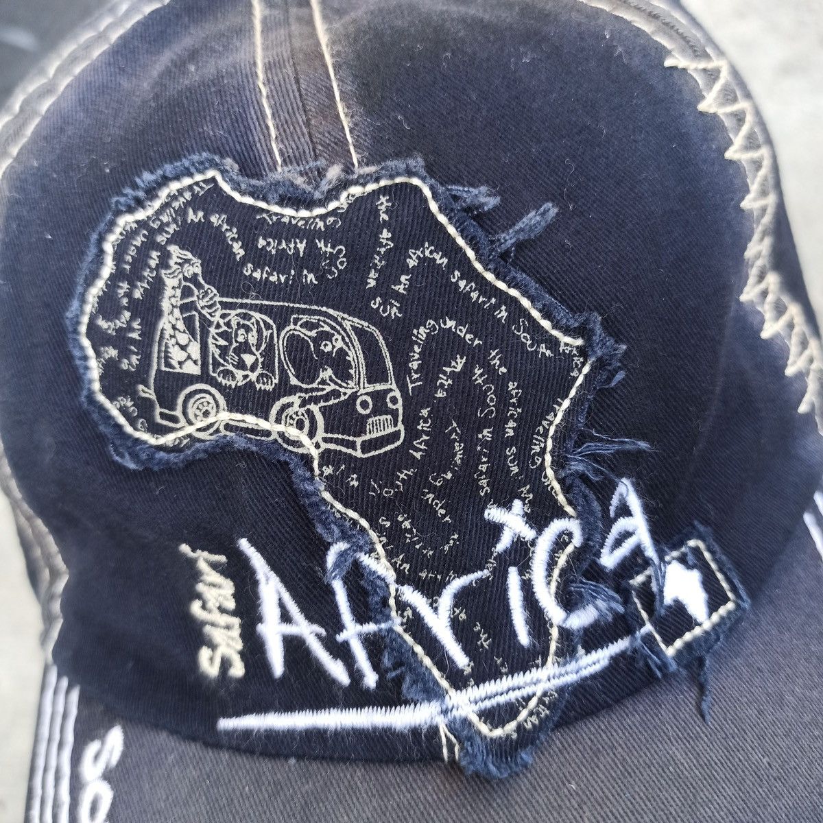 14th Addiction Sick washed distressed hat safari South Africa Size ONE SIZE - 12 Thumbnail