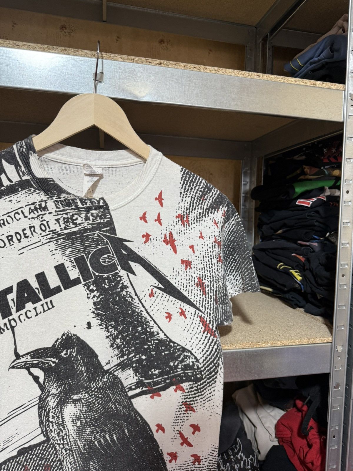 Band Tees × Metallica × Vintage Vintage 2013 Metallica For Whom The Bell Tolls Rock T-Shirt Size US S / EU 44-46 / 1 - 4 Thumbnail