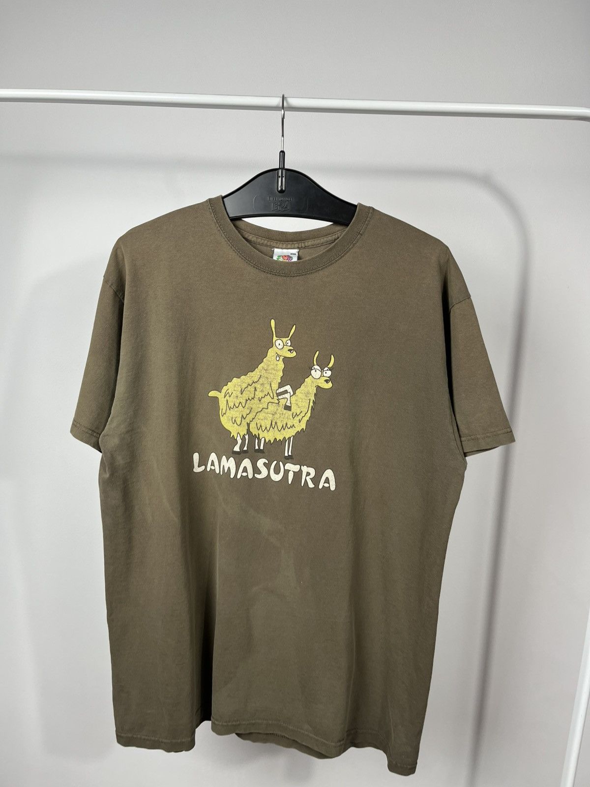 Other Lamasutra Llama Graphic T-Shirt Brown Fruit of the Loom L Size US L / EU 52-54 / 3 - 2 Thumbnail