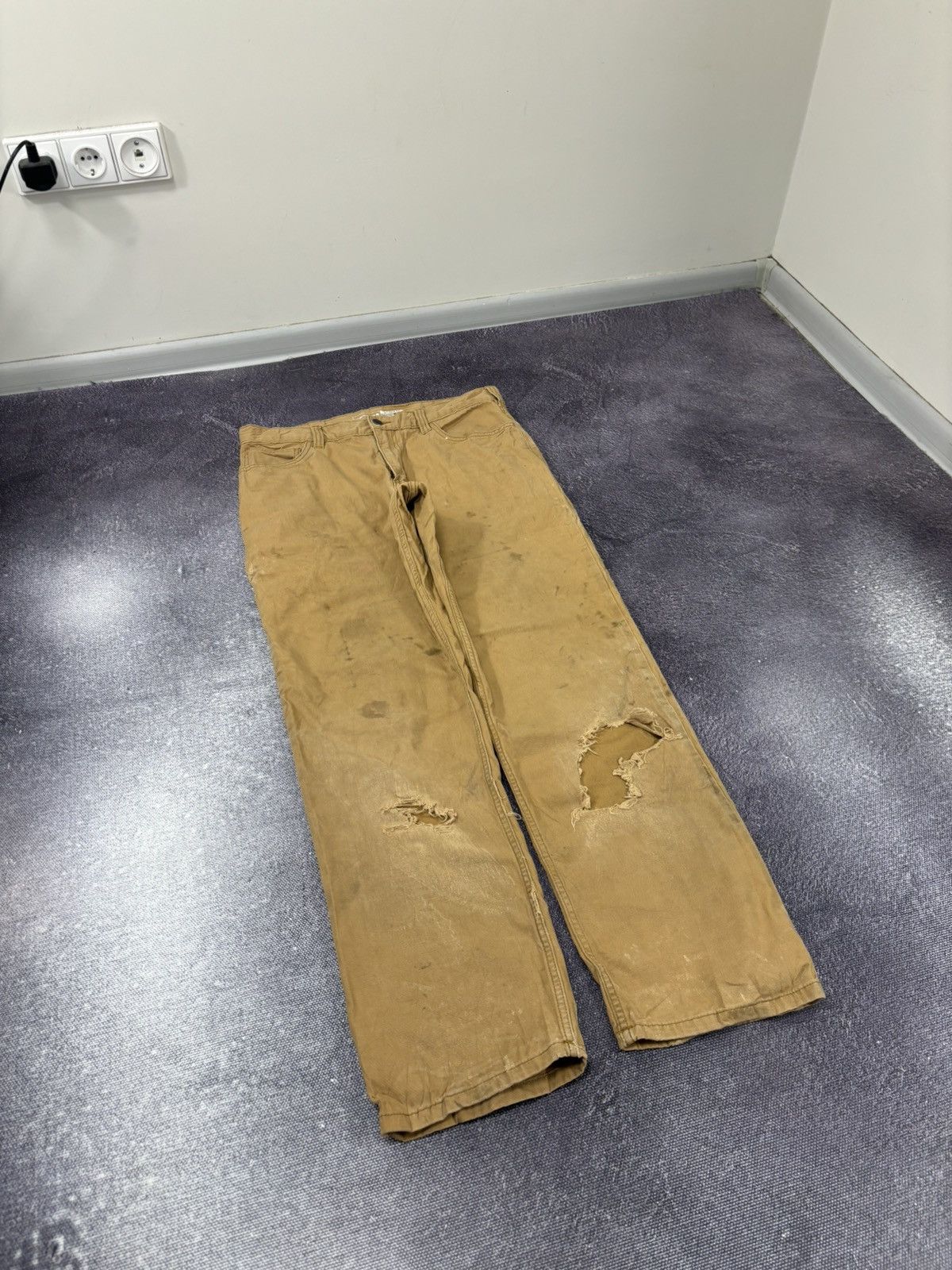 Carhartt Vintage Carhartt USA Rugged Flex Distressed Work Pants Size US 34 / EU 50 - 10 Thumbnail