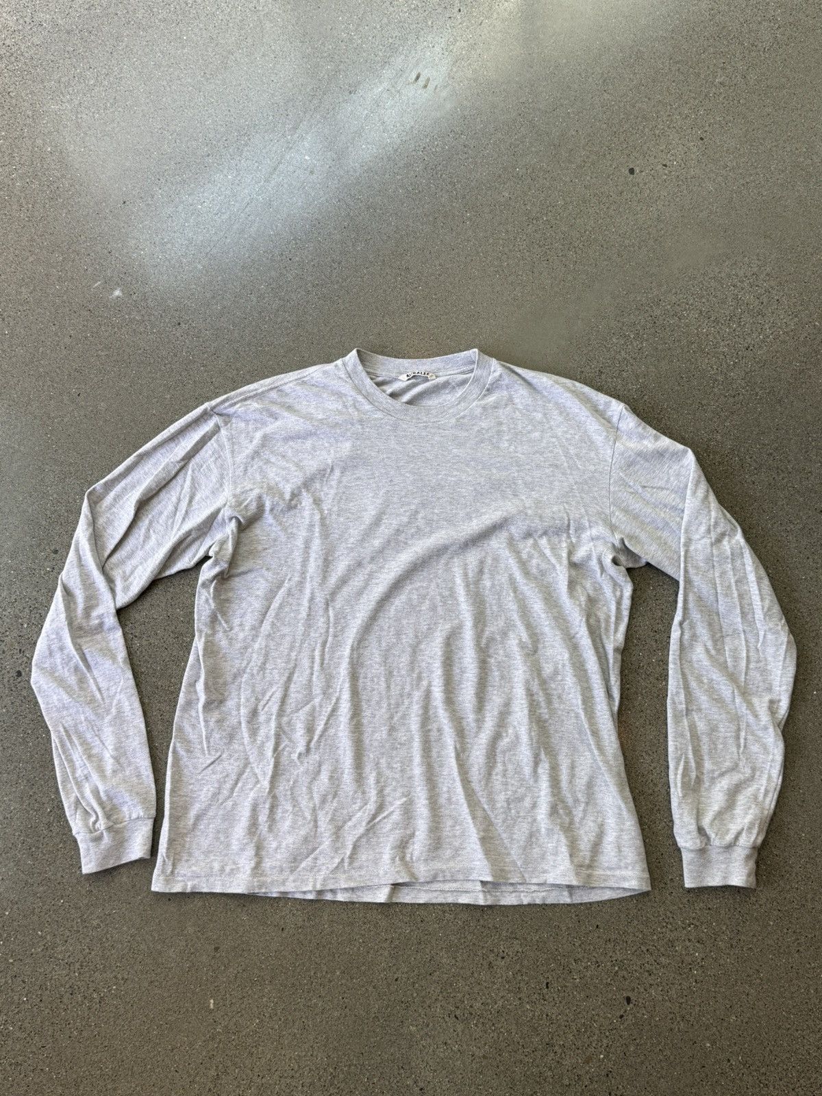 Auralee Long Sleeve Seamless Tee Size US XL / EU 56 / 4 - 1 Thumbnail