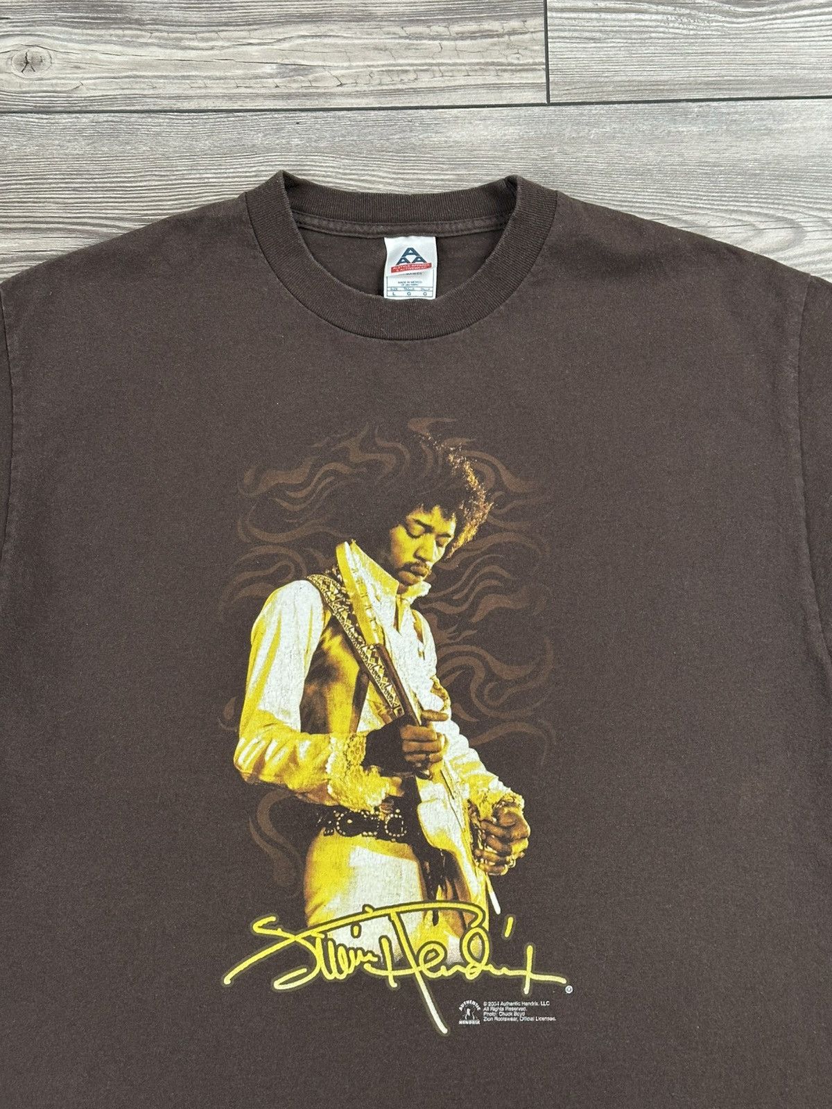 Band Tees × Vintage Vintage Y2K Jimi Hendrix T Shirt Size US L / EU 52-54 / 3 - 2 Thumbnail