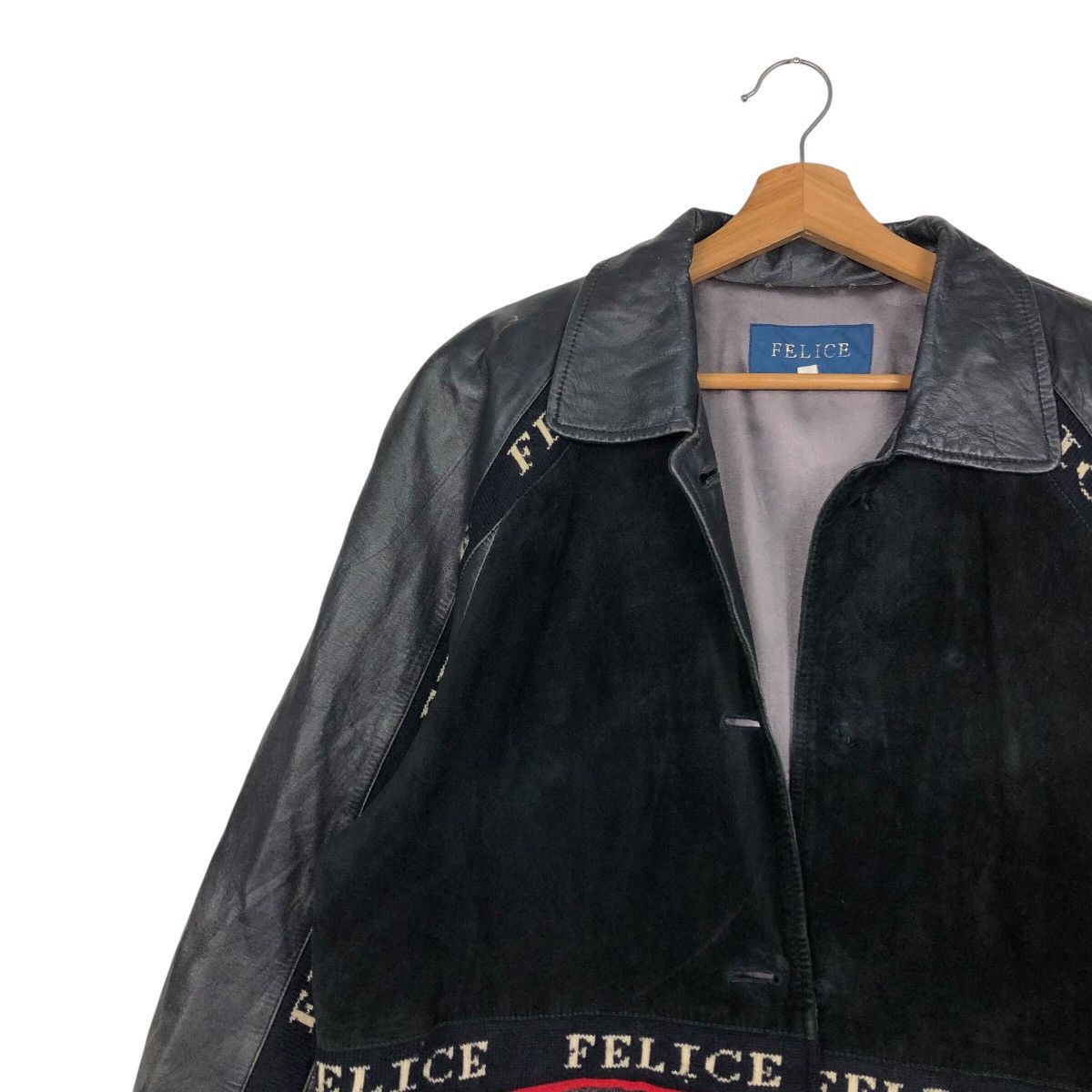 Japanese Brand 📌Vintage Soft Leather Biker Jacket Felice Issey Miyake Size US M / EU 48-50 / 2 - 7 Thumbnail
